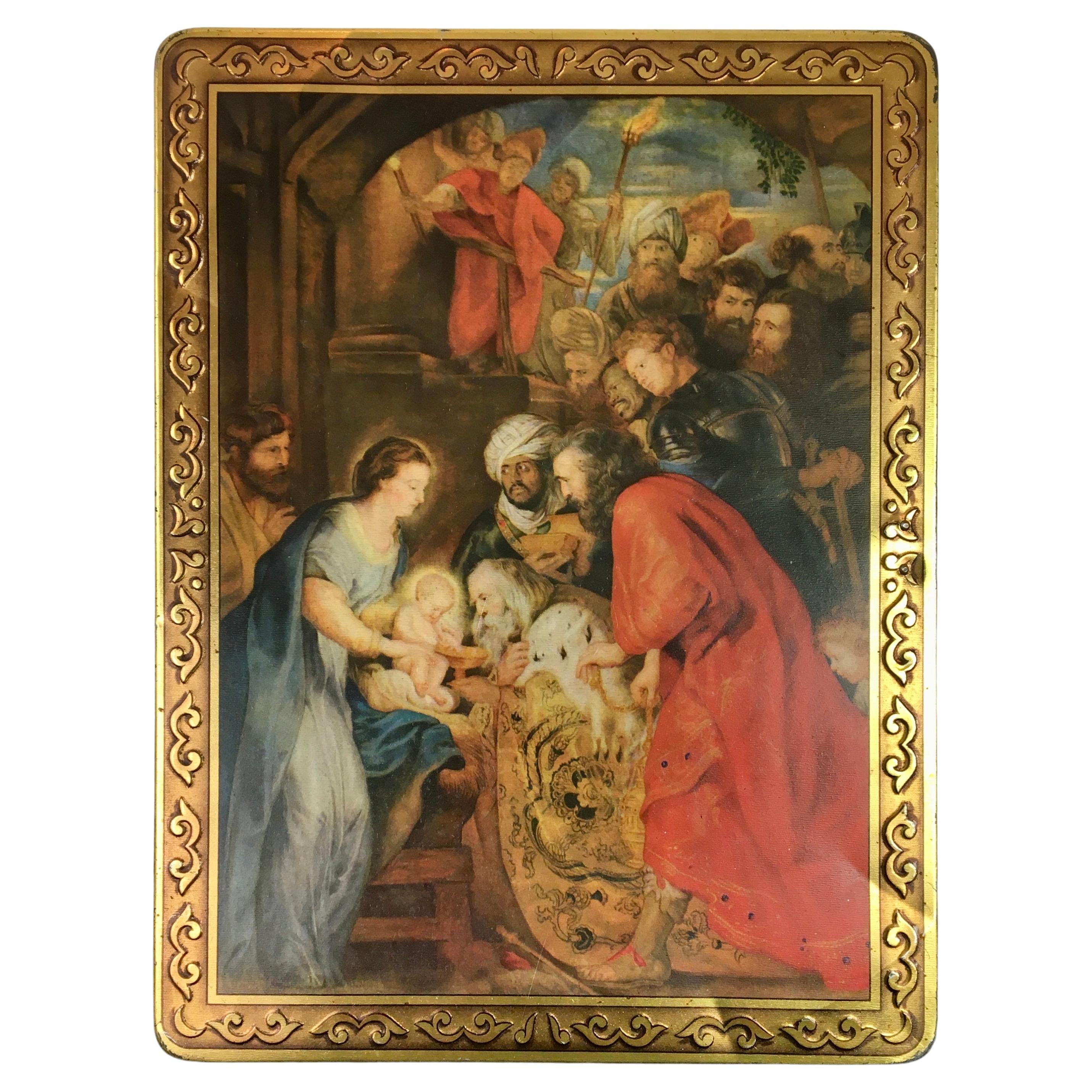 P.¨P. Rubens Adoration of the Magi Tin, De Beukelaer Antwerp For Sale