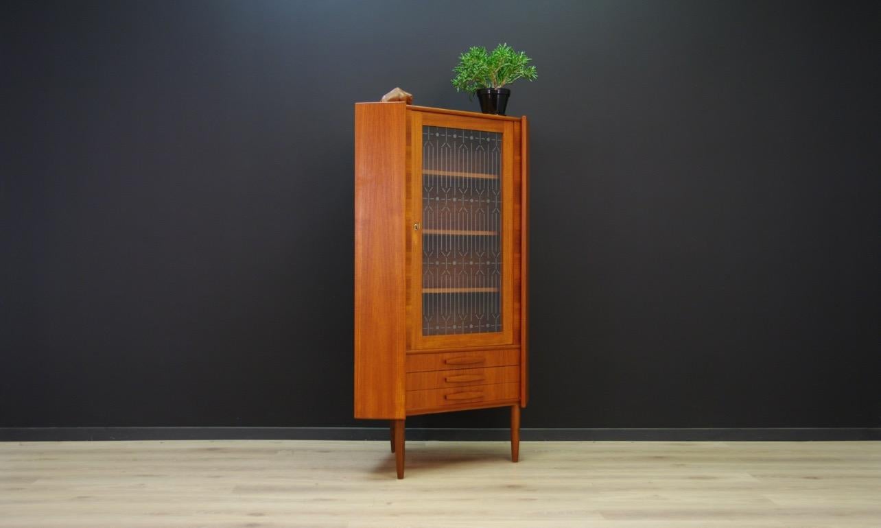 Mid-Century Modern P. Rimme's Corner Cabinet Danish Design Teak