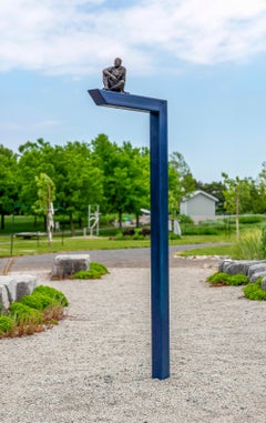 Across the Water - Outdoor, Bronze Contemporary Sculpture