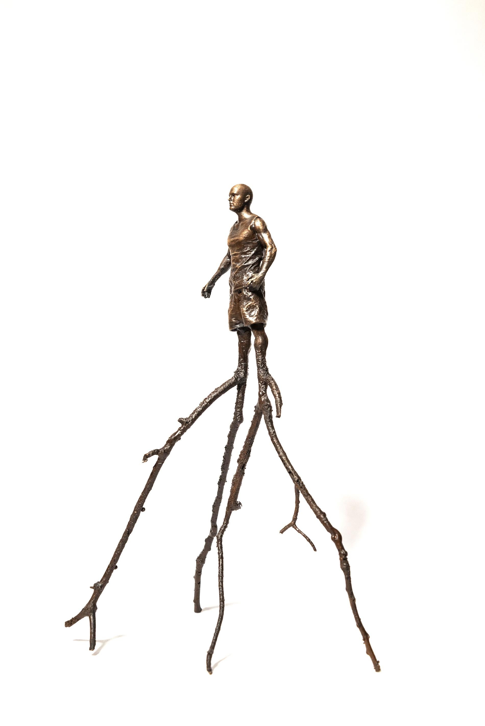 Cavendish, PEI - surrealist, abstract, nude, figurative, male, bronze sculpture - Contemporary Sculpture by Roch Smith