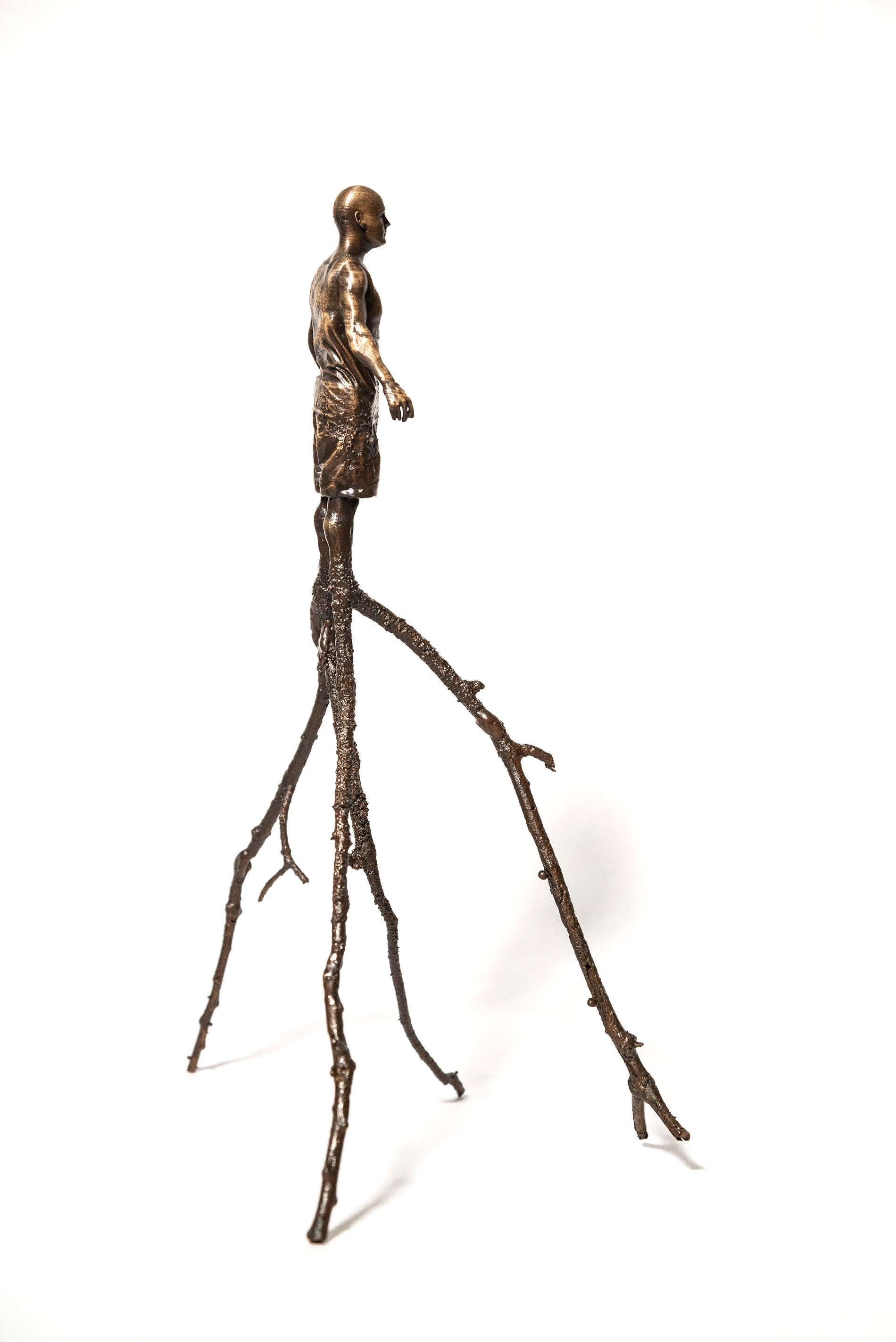Cavendish, PEI - surrealist, abstract, nude, figurative, male, bronze sculpture For Sale 2