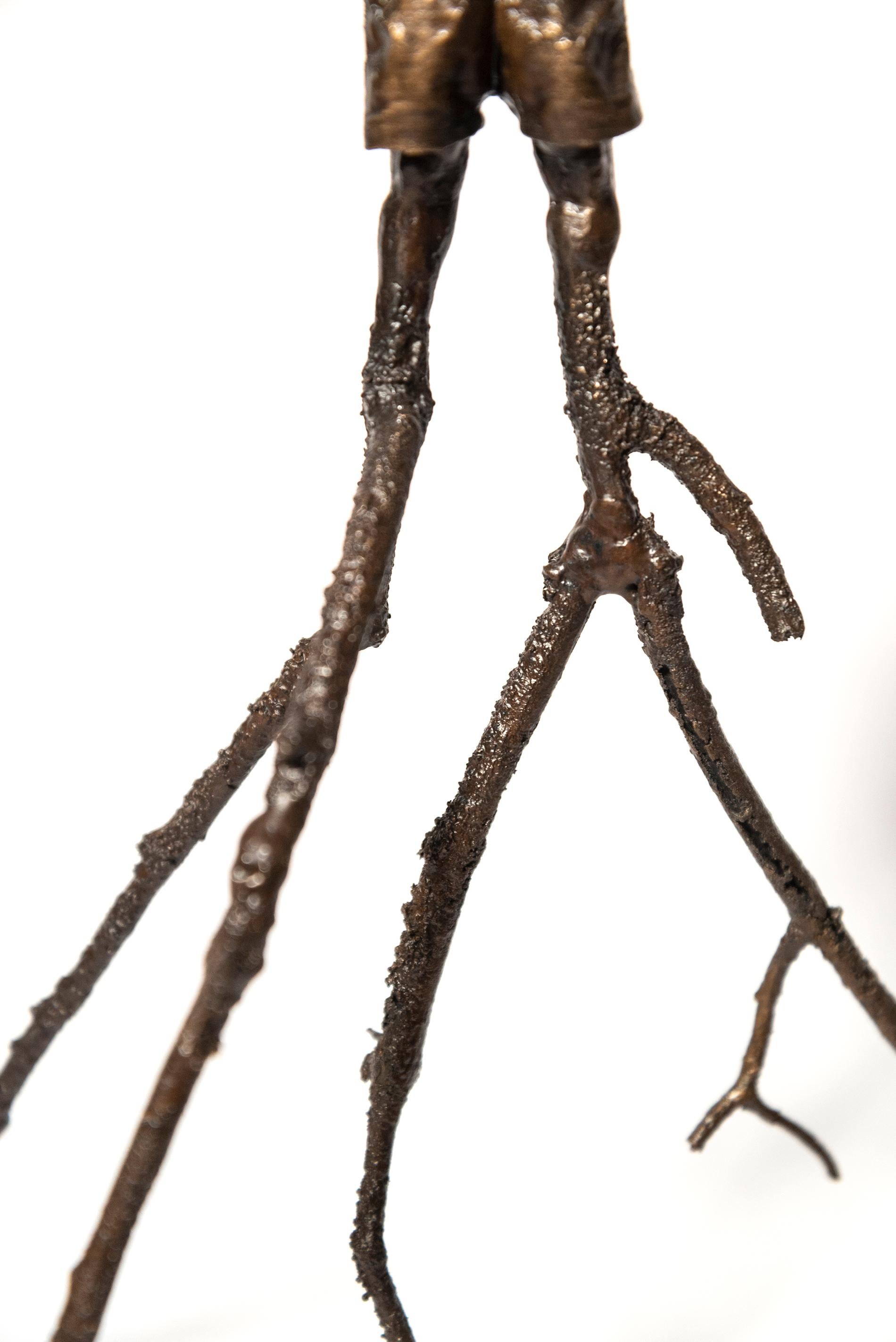Cavendish, PEI - surrealist, abstract, nude, figurative, male, bronze sculpture For Sale 4