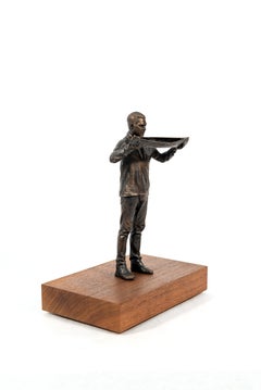 Offering 1/3 - Bronze Sculpture, Contemporary Canoe Symbol, 2010+