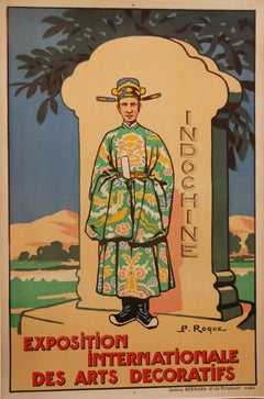 P. ROQUE, affiche de l'Exposition internationale des arts décoratifs
