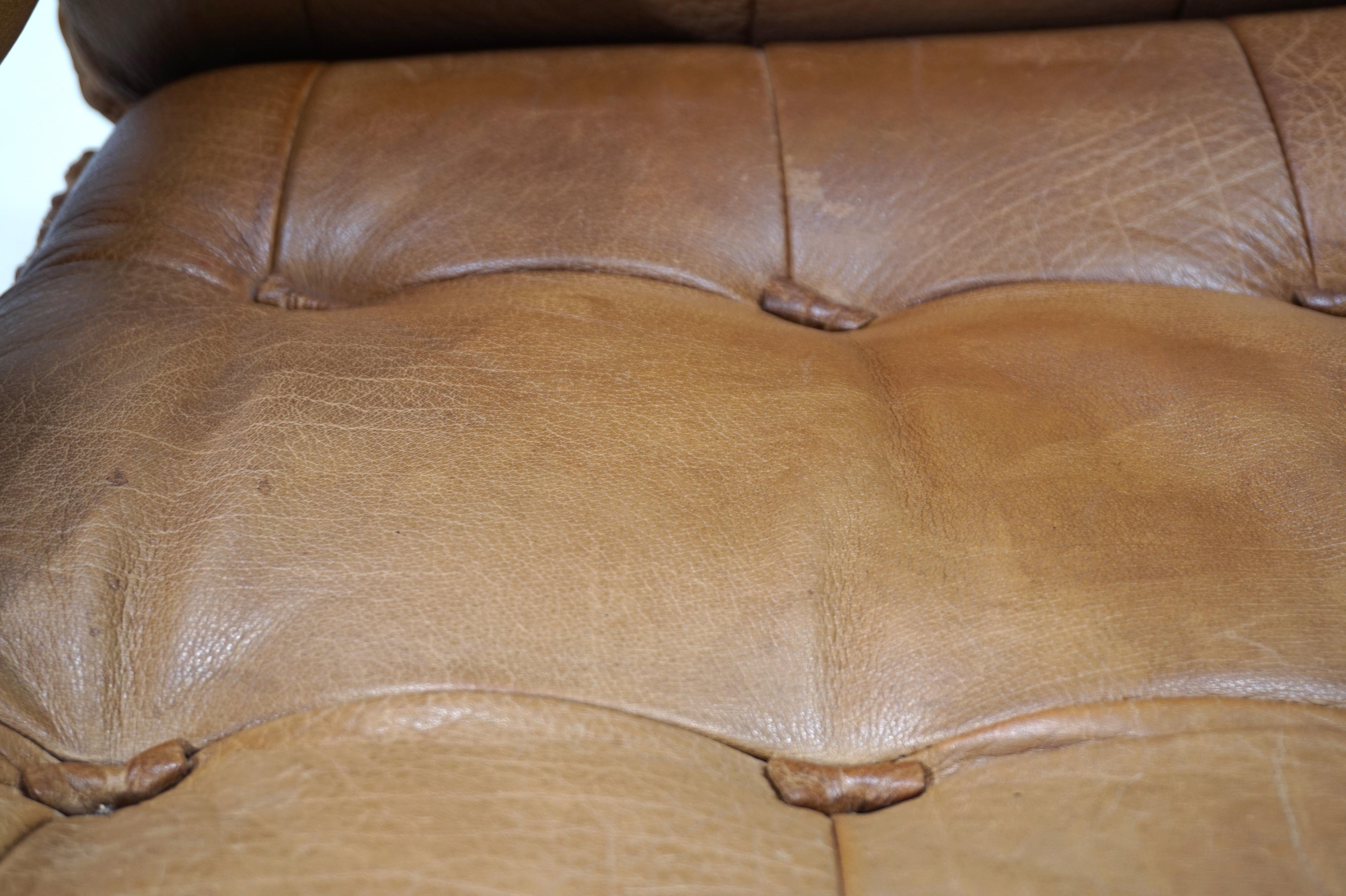 P. A. Schultz & Co. Fauteuil en cuir du Danemark, 1960 en vente 8
