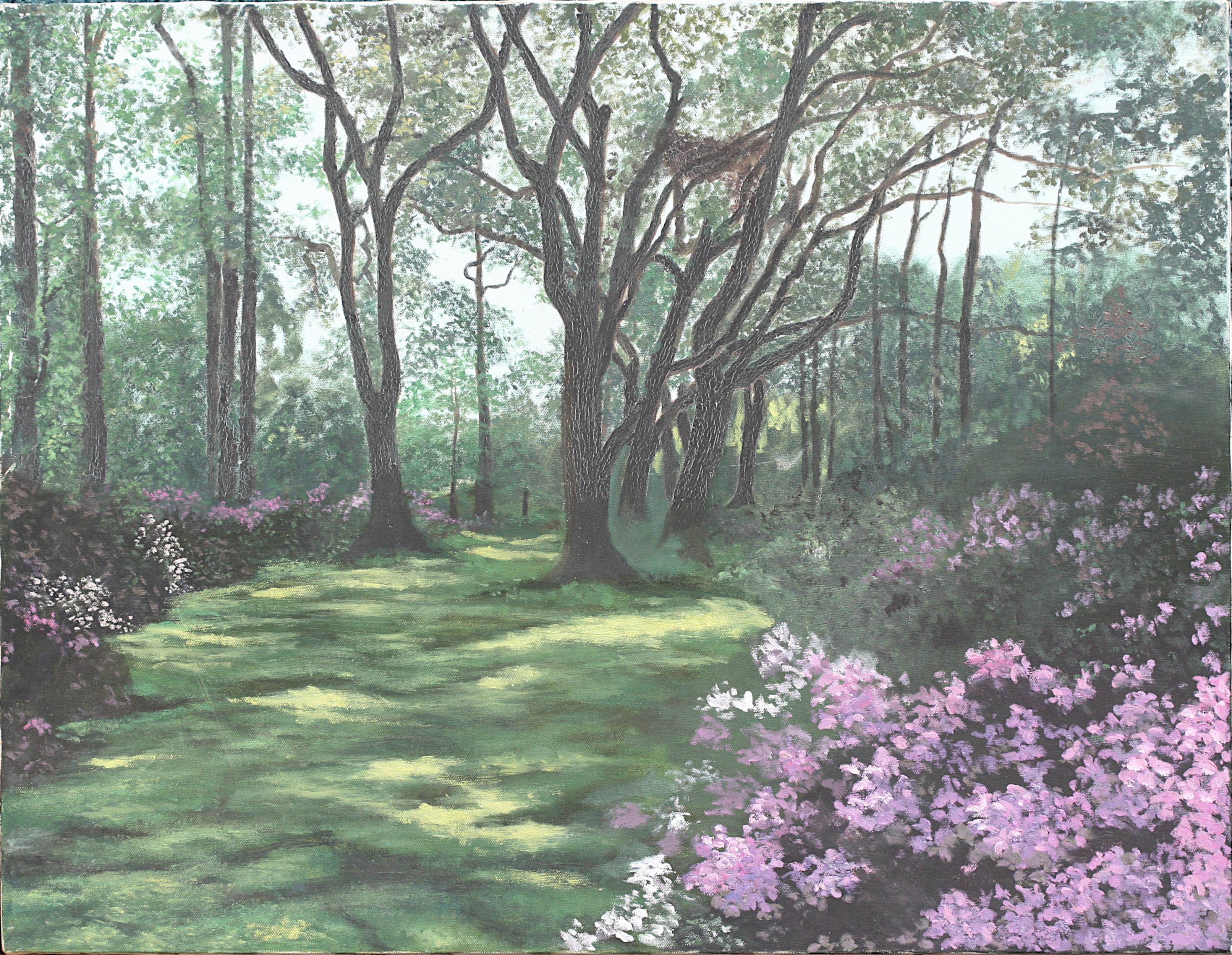 
.P. Spencer, wahrscheinlich, (American, 20. Jahrhundert)
Woodland Landscape, unsigniert, Öl auf Leinwand
22 x 28 Zoll, ungerahmt.
Condition Report
Guter Zustand
