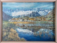 P. T. McQuillin (1913-1976) - Framed Mid 20th Century Oil, The Lake of Mirrors