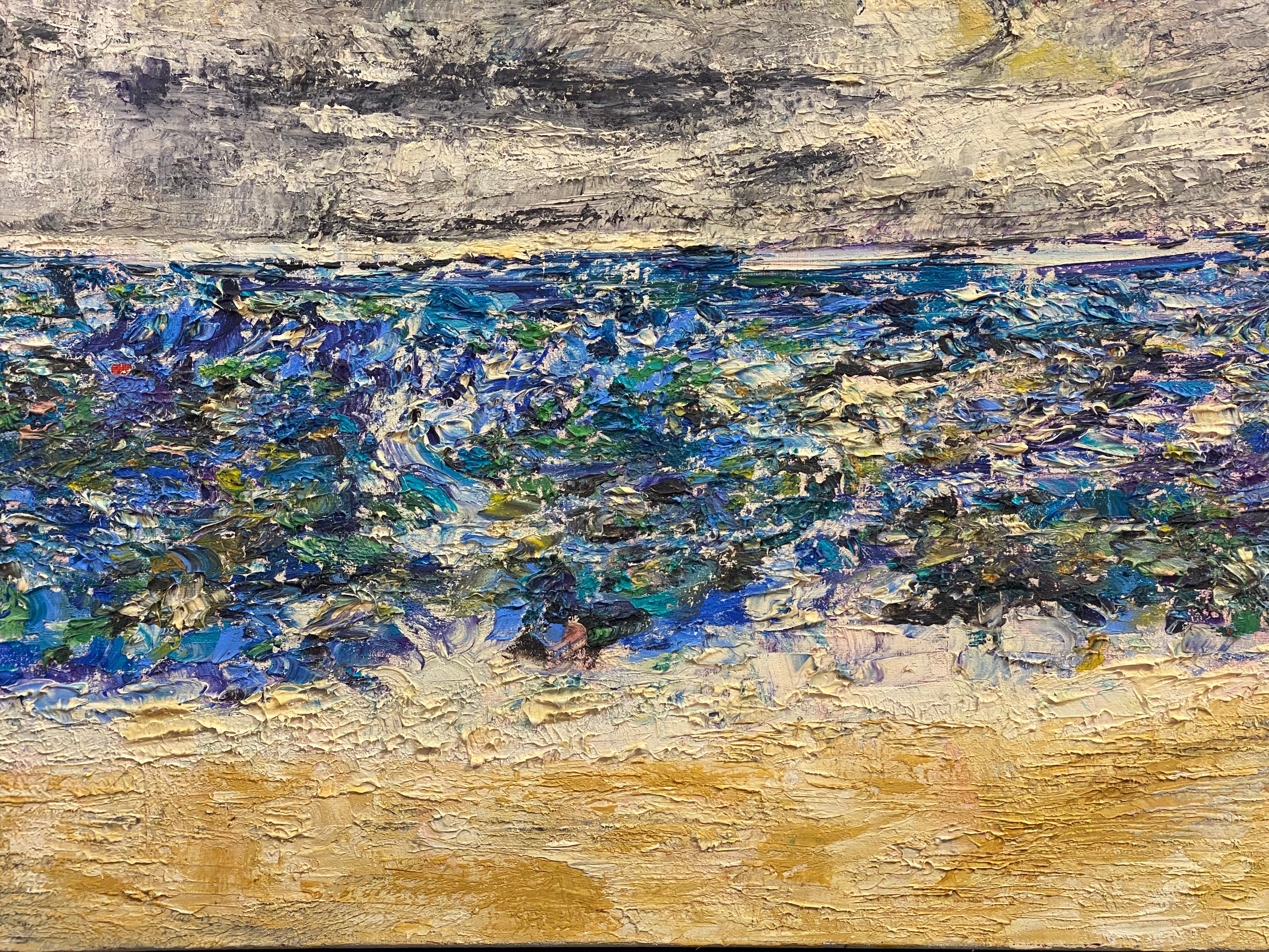 abstract beach scenes