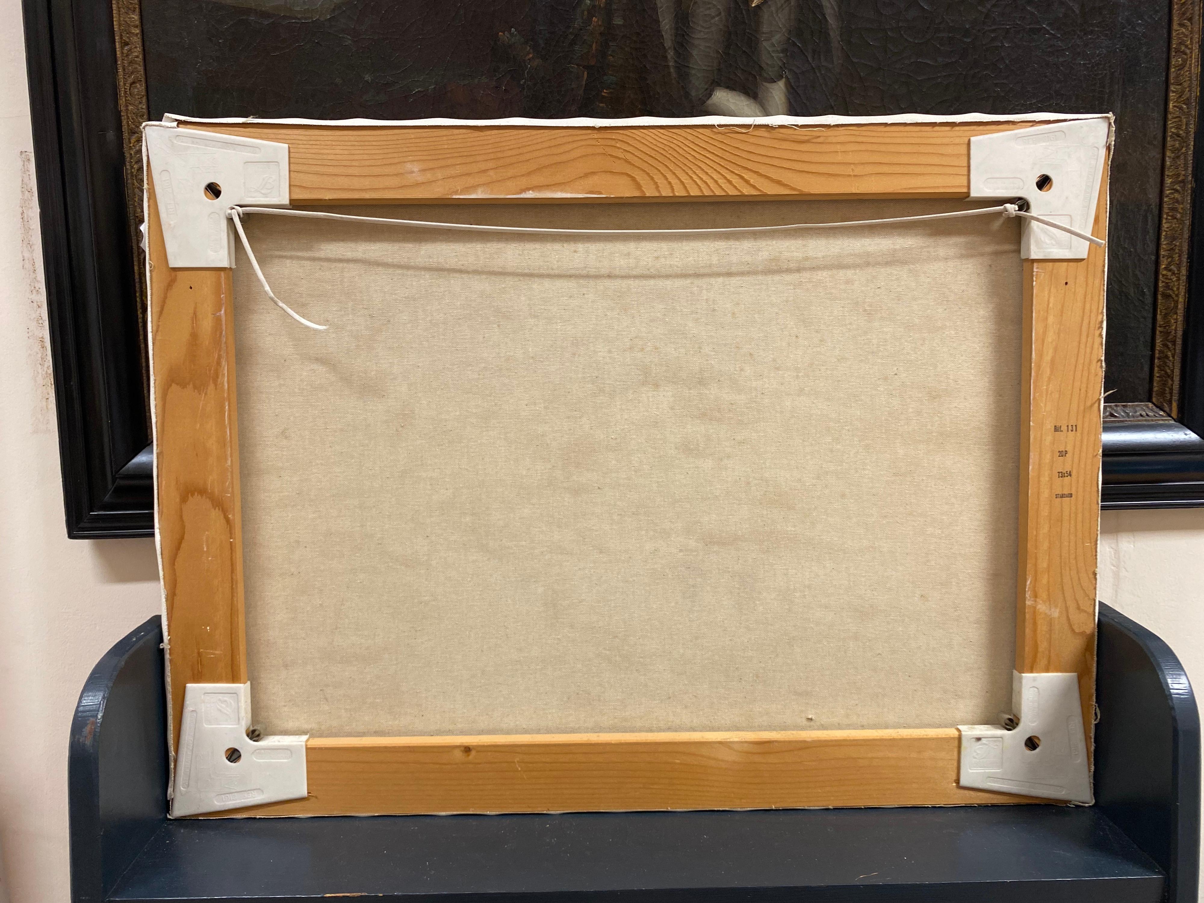 Original-Ölgemälde von P. Valetti (Französisch, zweite Hälfte 20. Jahrhundert)
öl auf Leinwand, ungerahmt
größe: 21,5 x 19 Zoll
zustand: sehr gut
provenienz: aus dem Nachlass des Künstlers, Frankreich

Dick mit kräftigem Öl-Impasto gemalt, wodurch