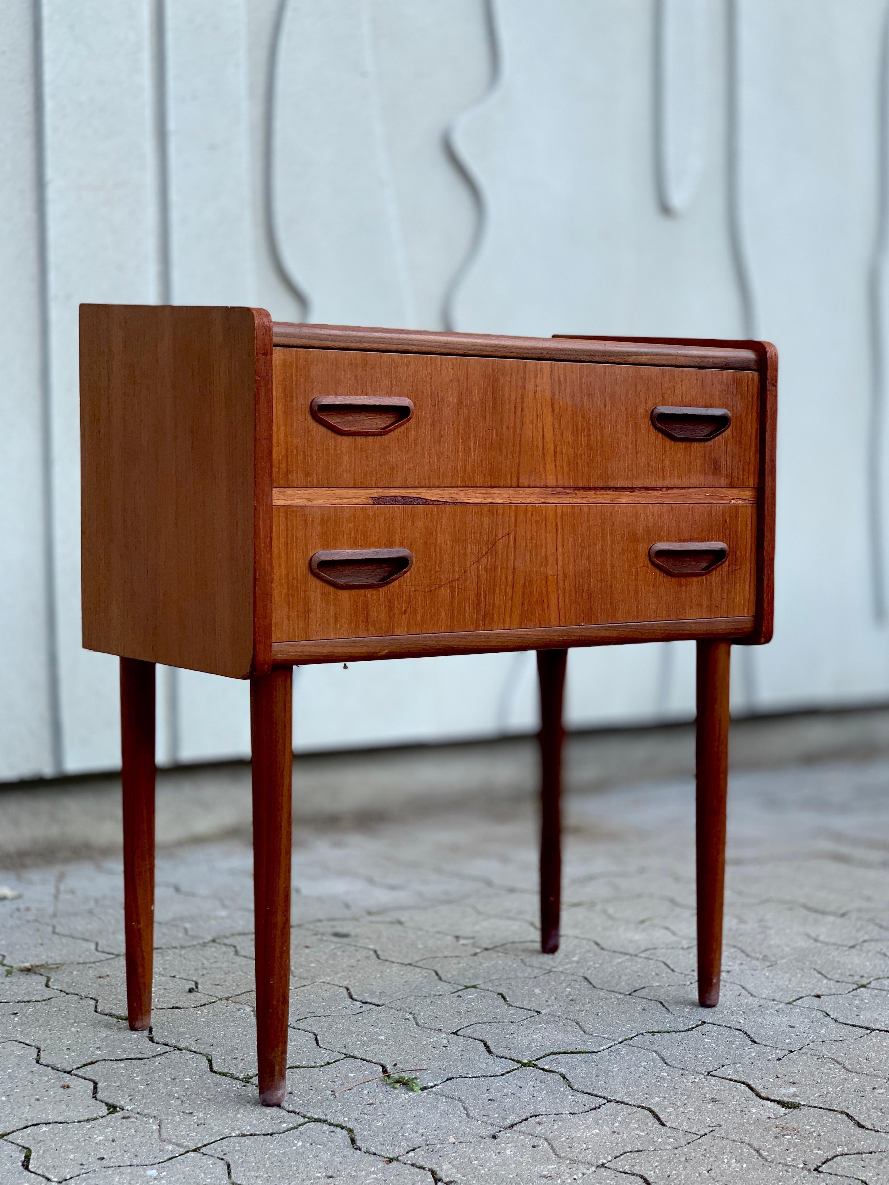 Mid-Century Modern P Westergaard Møbelfabrik, Teak Nightstand