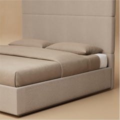 P.02 Upholstered Panel Bed / 3 Panels by Lusano