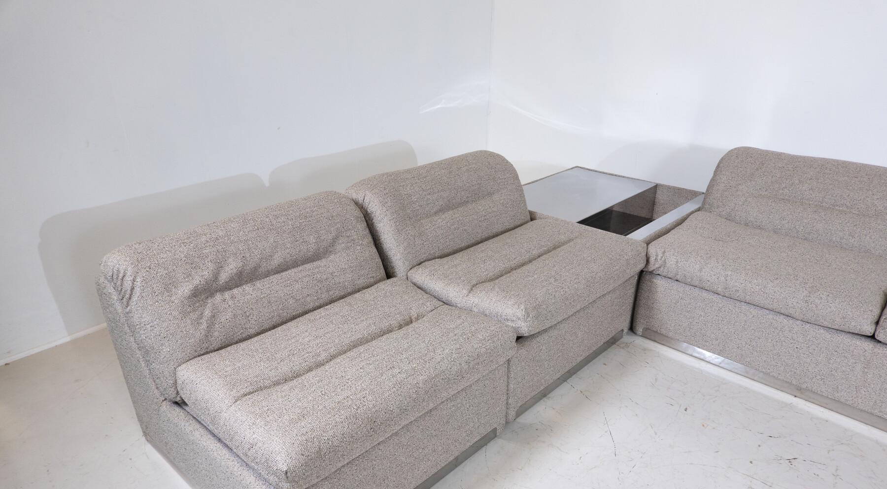 Late 20th Century P10 Proposals Modular Sofa by Giovanni Offredi for Saporiti, Italy, 1970s  For Sale