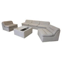 P10 Proposals Modular Sofa by Giovanni Offredi for Saporiti, Italy, 1970s