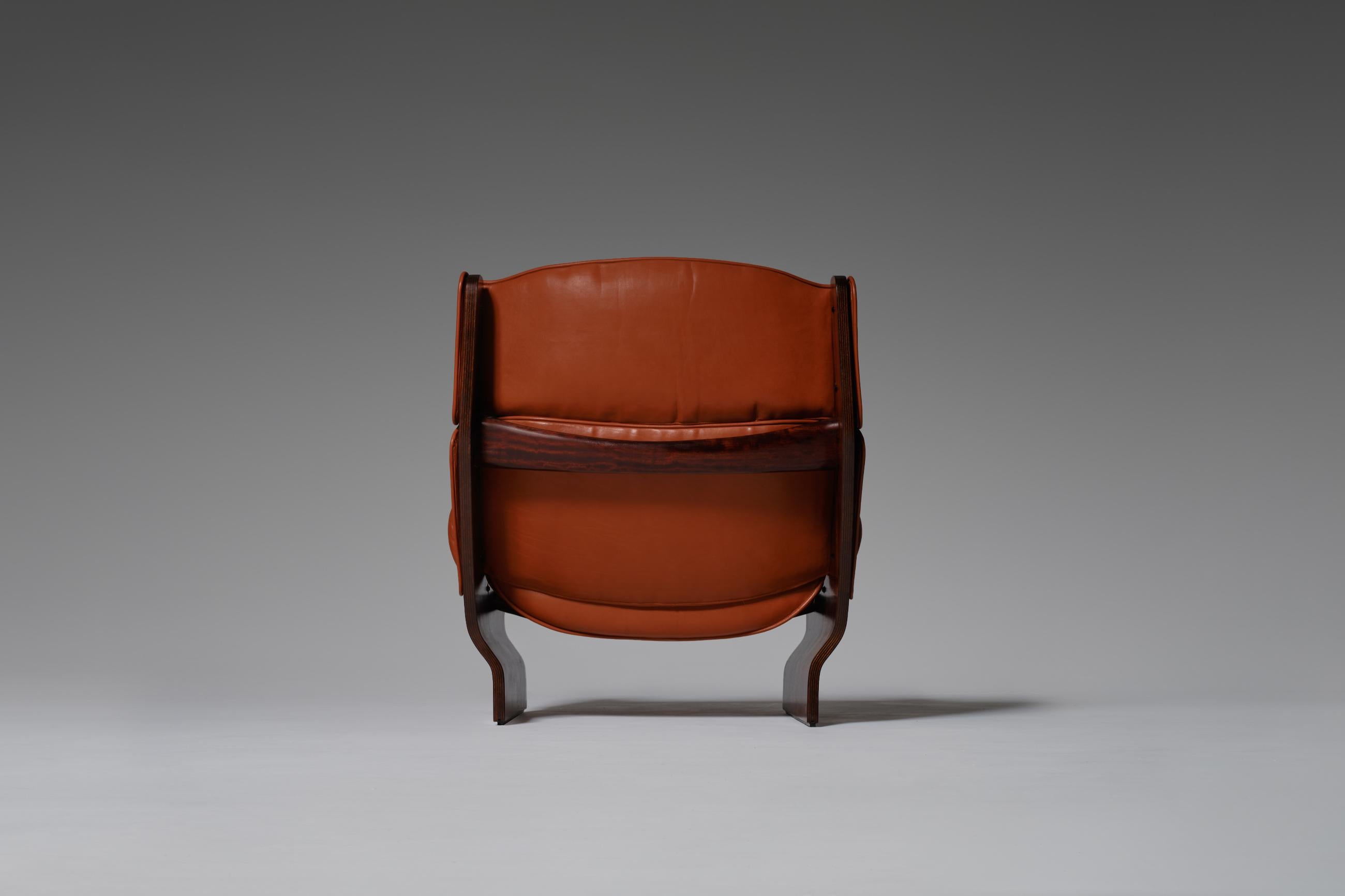 European P110 ‘Canada’ lounge chair by Osvaldo Borsani for Tecno