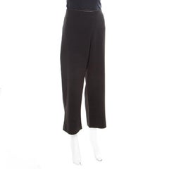 p185041Chloe Black Crepe Culottes L