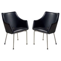 Osvaldo Borsani paire de chaises modernes mi-siècle P20 pour Tecno 1955