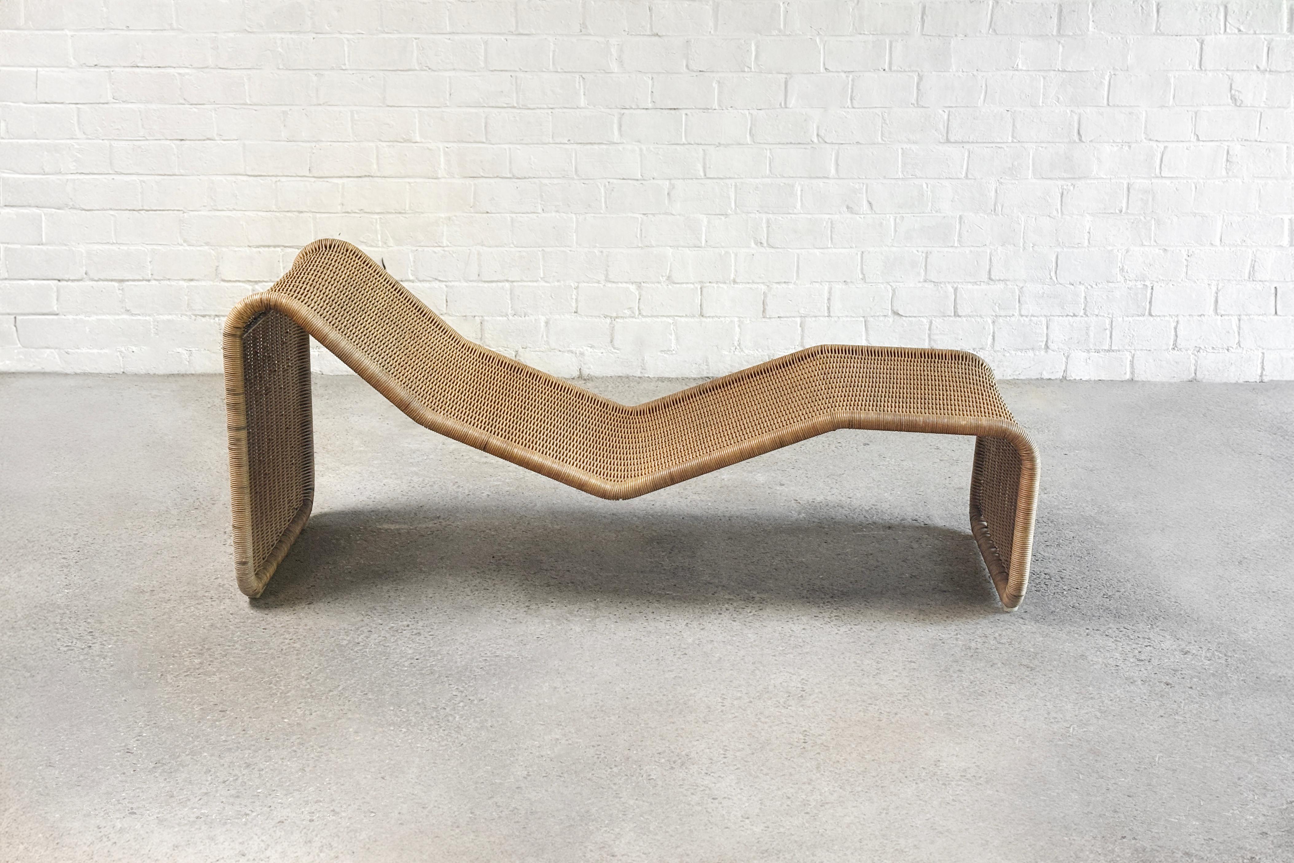Mid-Century Modern P3 Chaise lounge chair by Tito Agnoli, Italy 1960's For Sale