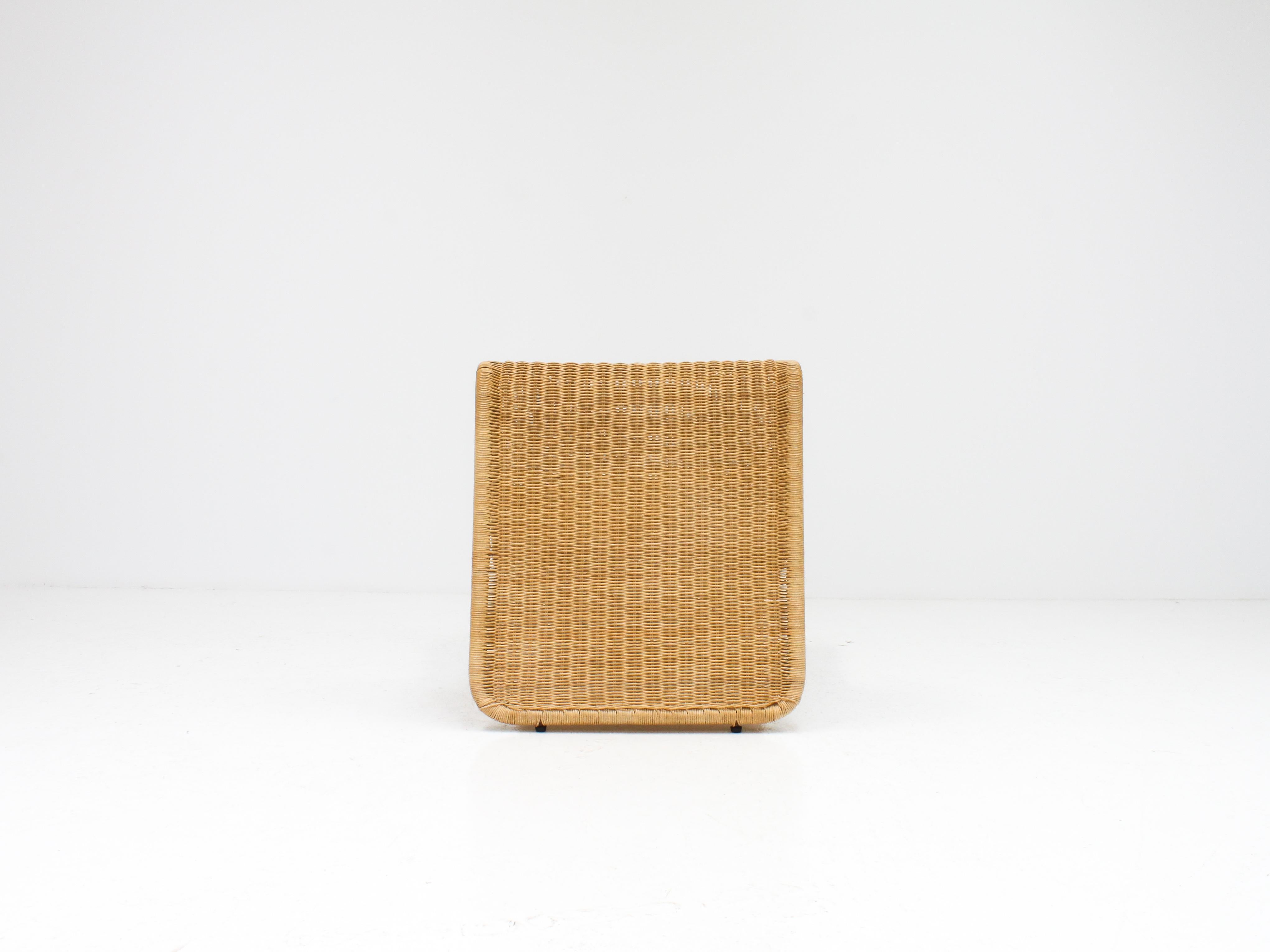 P3 Rattan 'New Wicker' Chair by Tito Agnoli for Bonacina, 1960s‎, Italy 1