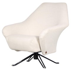 “P32” Swivel Chair by Osvaldo Borsani for Tecno, Italy 1950