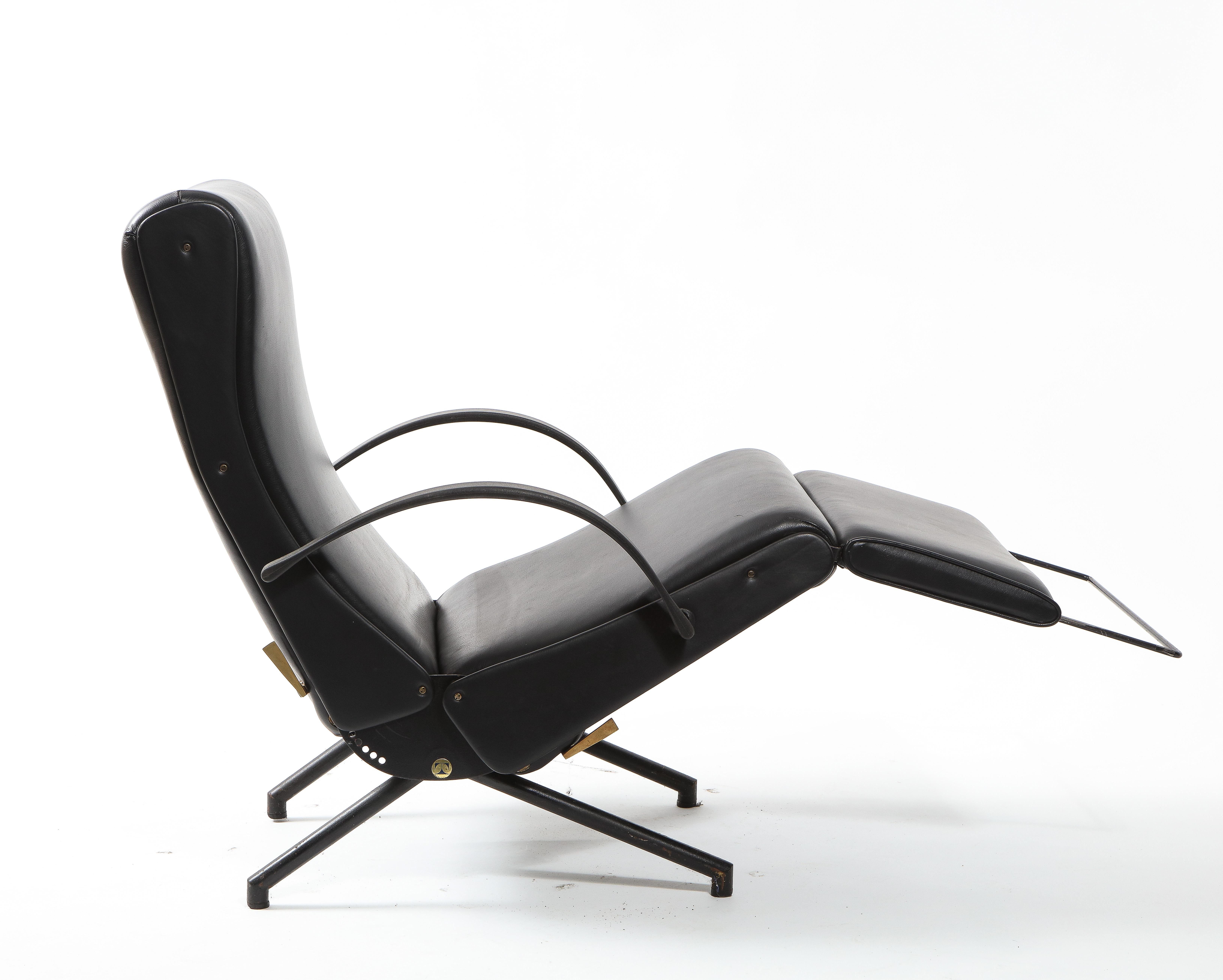 Osvaldo Borsani for Tecno P40 Adjustable Lounge Chair, Italy 1955 For Sale 2