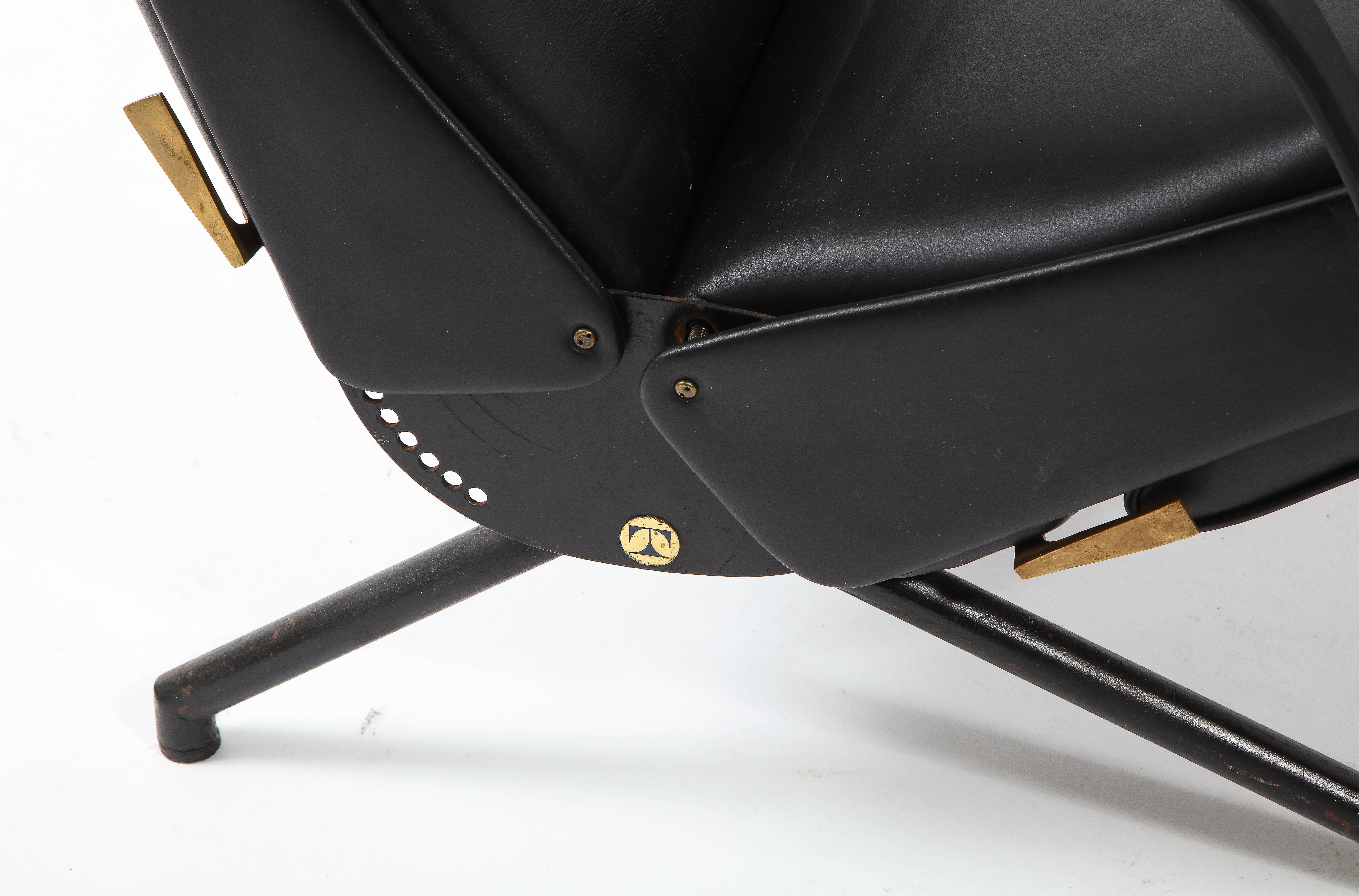 Osvaldo Borsani for Tecno P40 Adjustable Lounge Chair, Italy 1955 In Good Condition For Sale In New York, NY