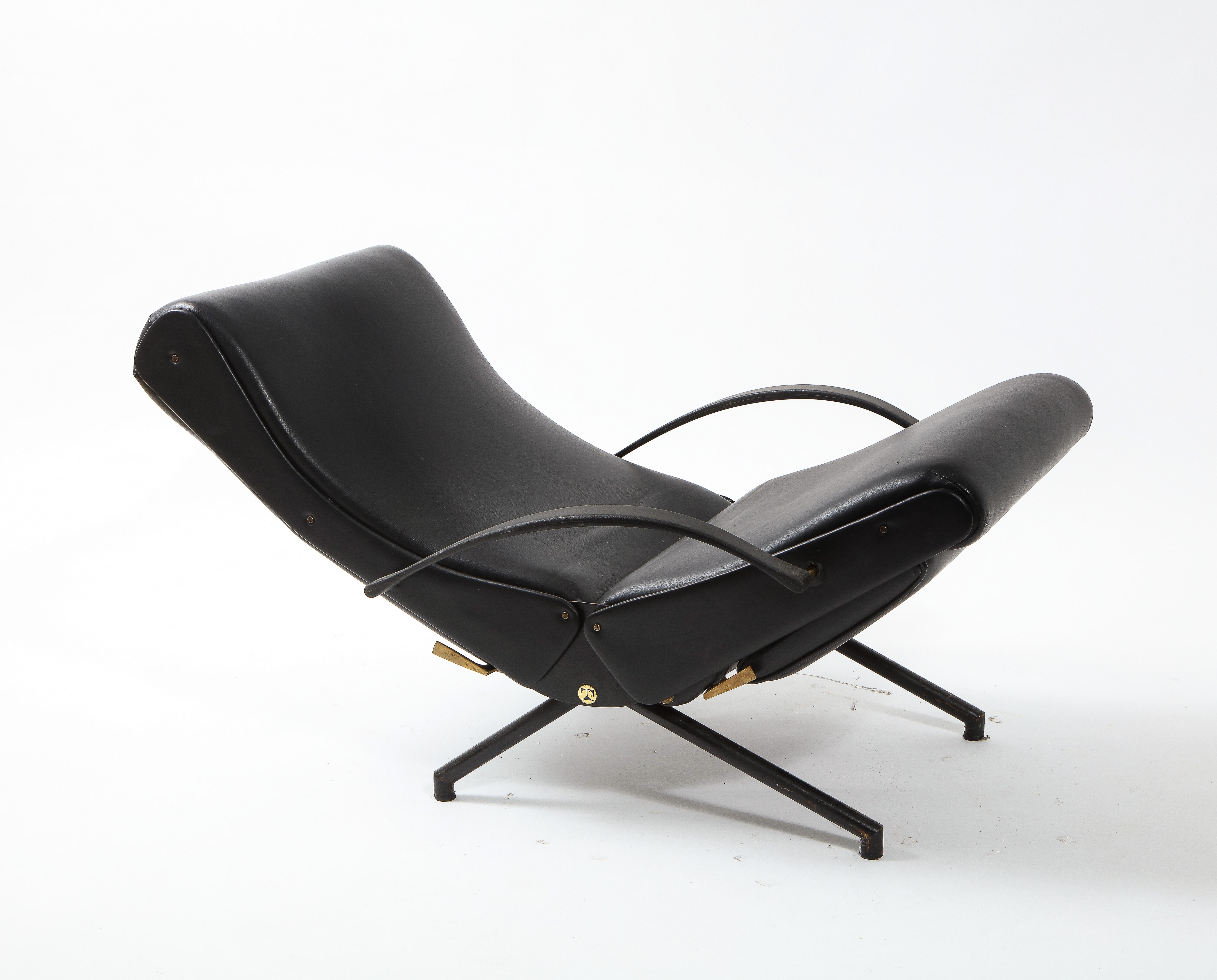 20th Century Osvaldo Borsani for Tecno P40 Adjustable Lounge Chair, Italy 1955 For Sale