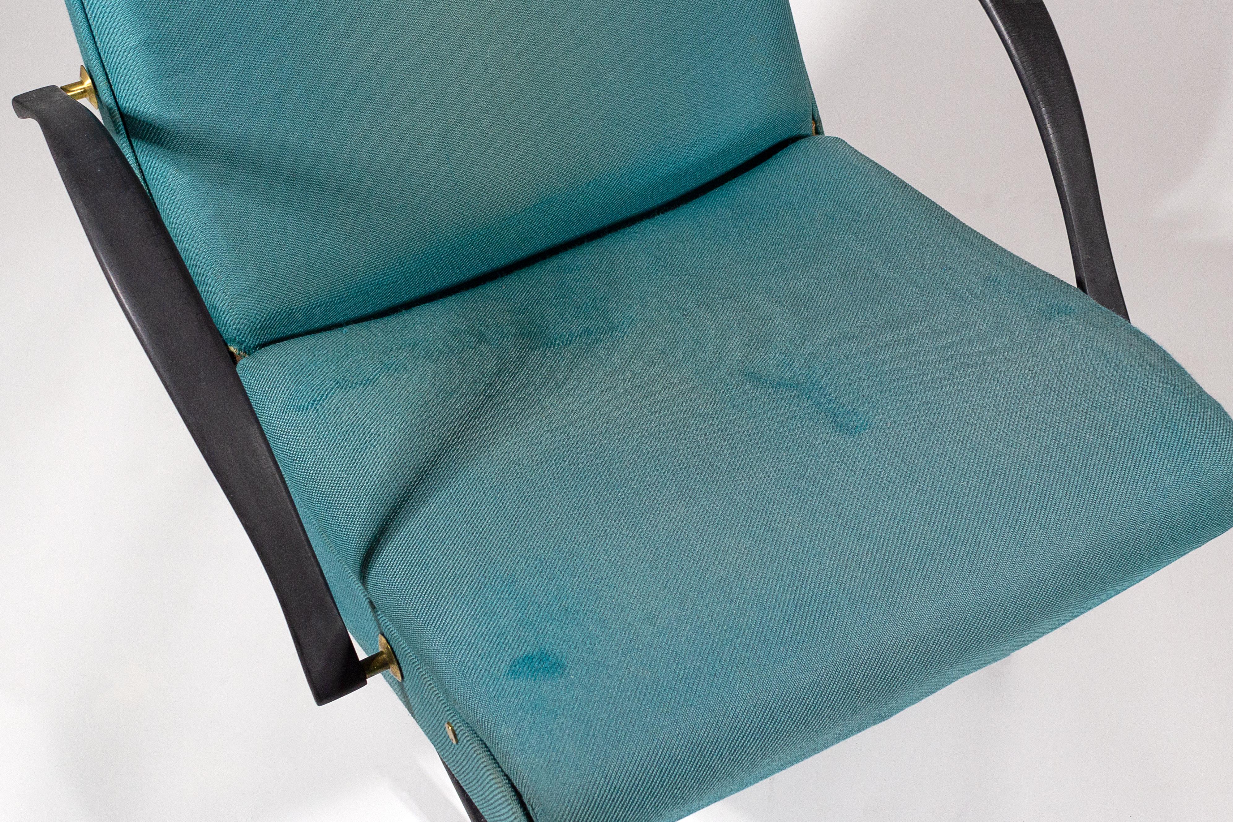 P40 Lounge Chair by Osvaldo Borsani Chair for Tecno For Sale 4