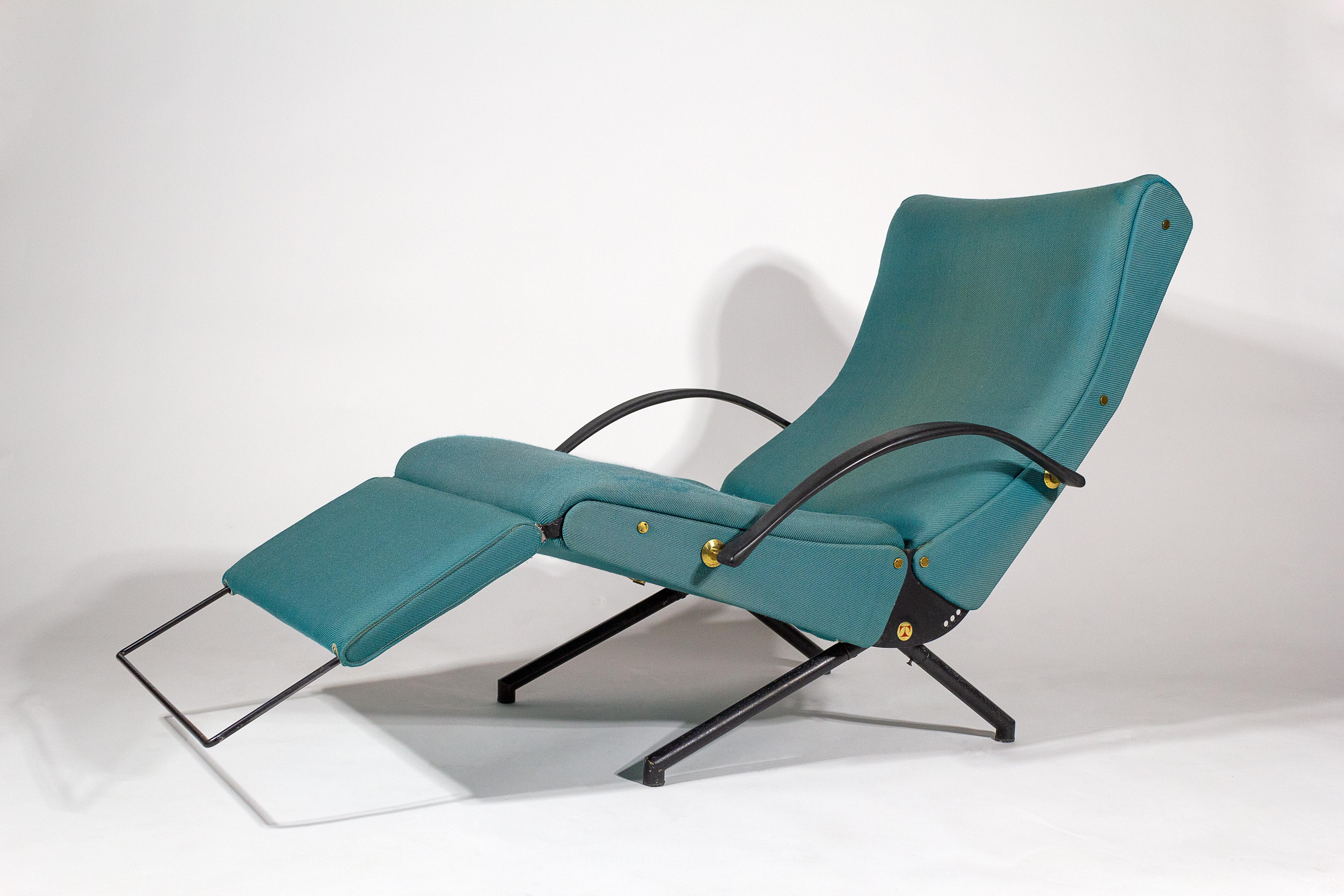 Mid-20th Century P40 Lounge Chair by Osvaldo Borsani Chair for Tecno For Sale