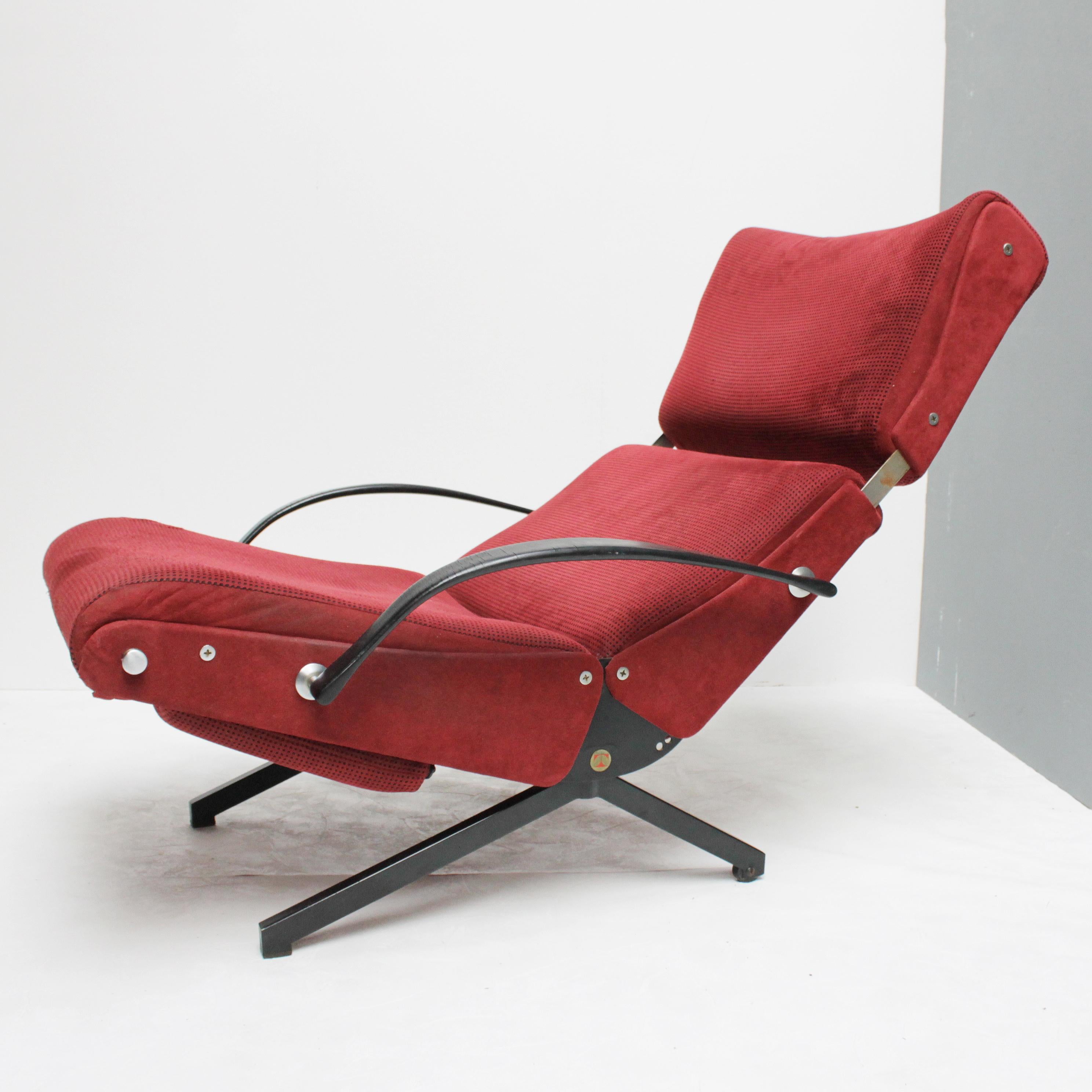 Enameled P40 Lounge Chair by Osvaldo Borsani for Tecno
