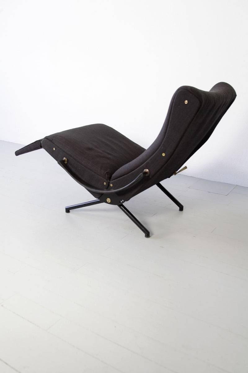 Mid-20th Century P40 Lounge Chairs by Osvaldo Borsani for Tecno with Original Upholstery, 1954 For Sale