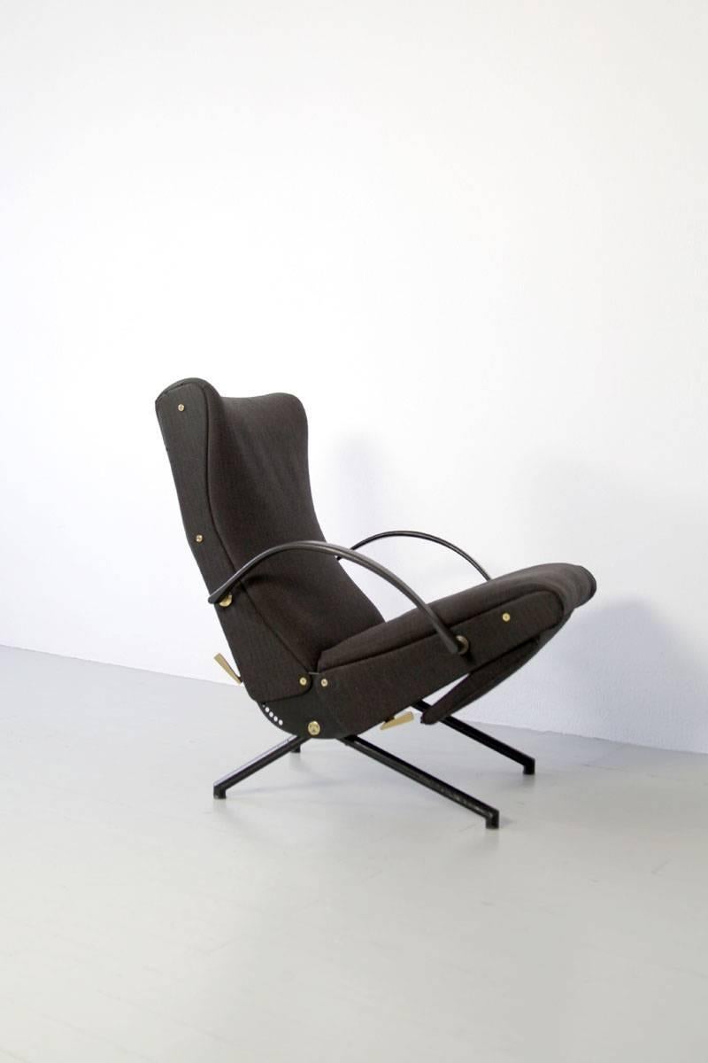 Italian P40 Lounge Chairs by Osvaldo Borsani for Tecno with Original Upholstery, 1954 For Sale