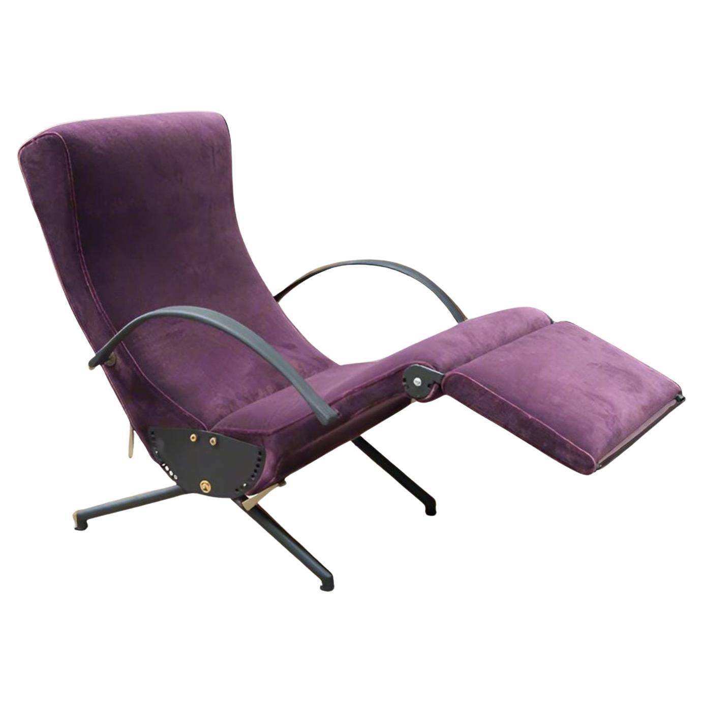Fauteuil de salon moderniste P40 d'Osvaldo Borsani