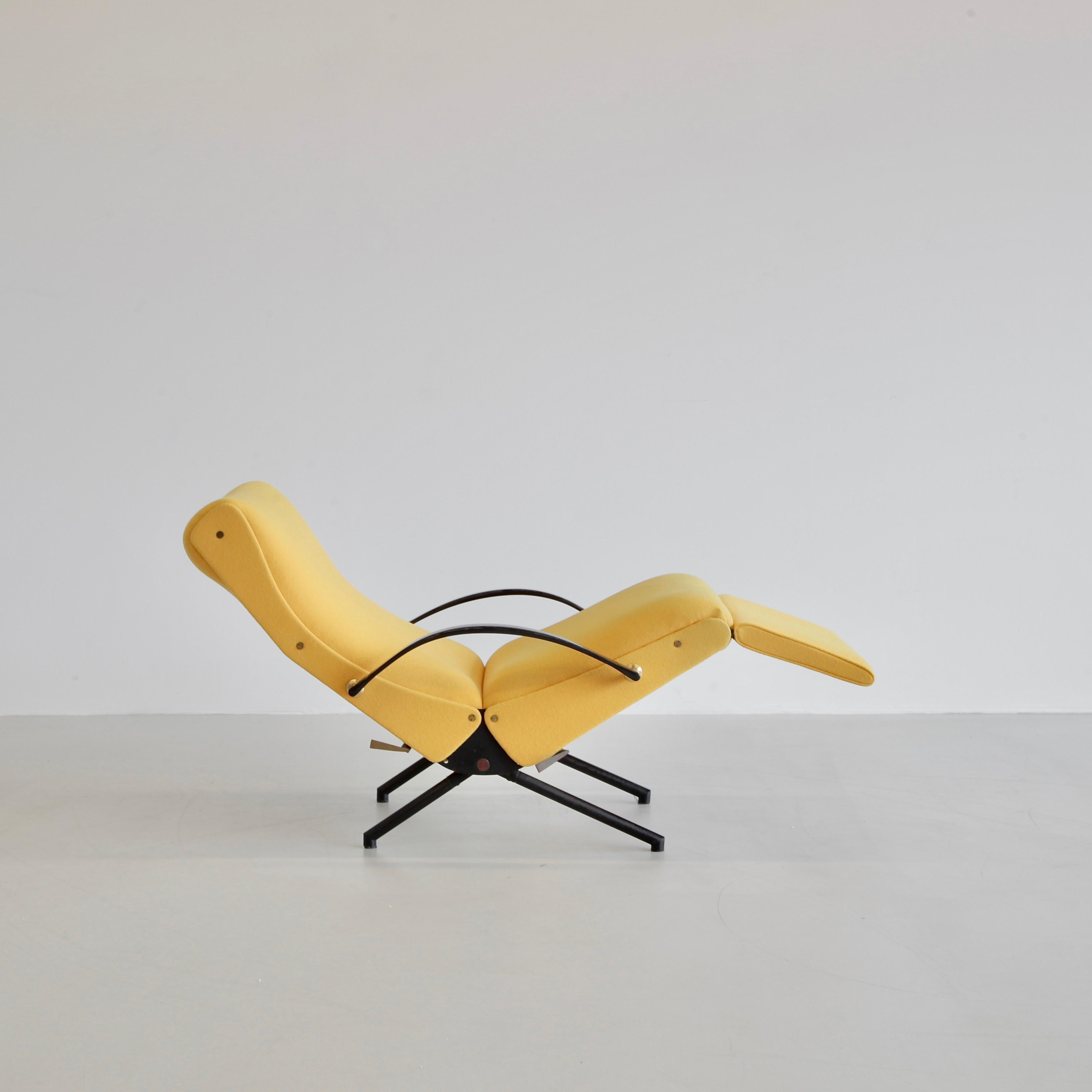 Mid-Century Modern P40 Osvaldo Borsani, Reclining Lounge Chair
