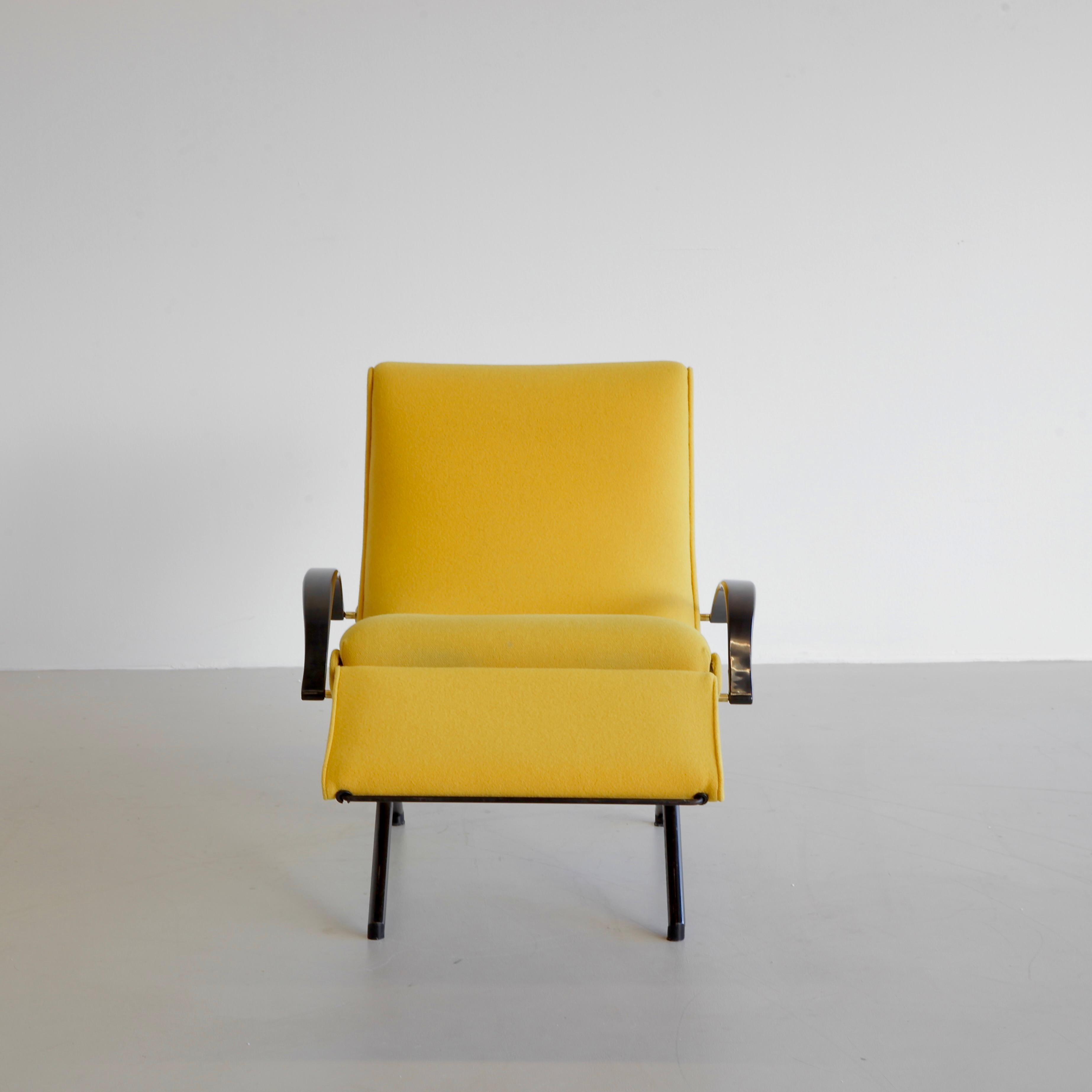 Mid-20th Century P40 Osvaldo Borsani, Reclining Lounge Chair