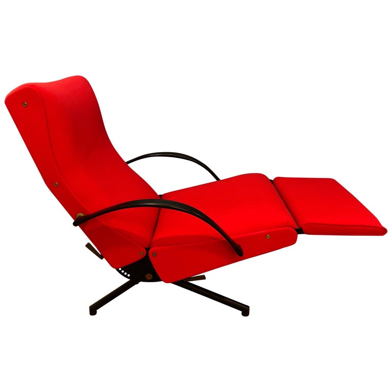 P40 Upholstered Lounge Chair by Osvaldo Borsani for Tecno