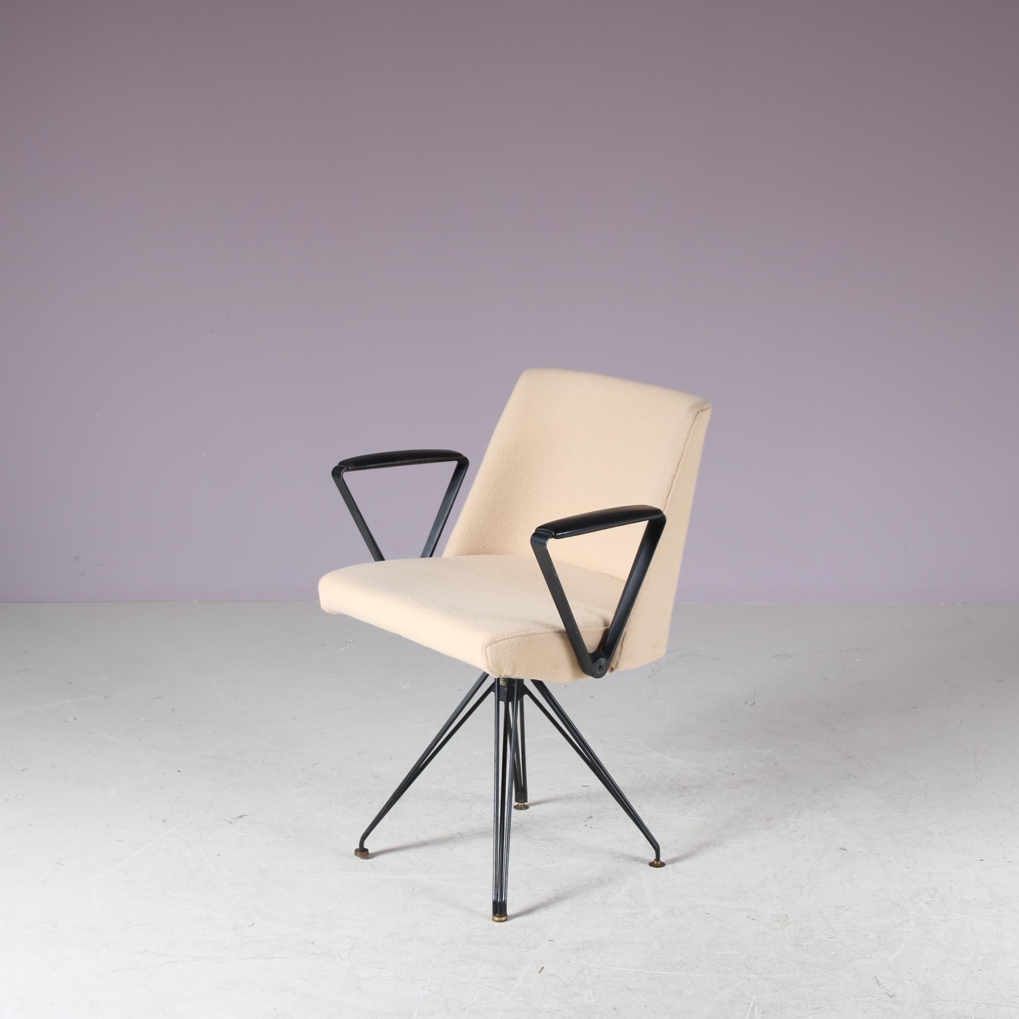 “P99” Chair by Osvaldo Borsani for Tecno, Italy 1950 In Good Condition For Sale In Amsterdam, NL