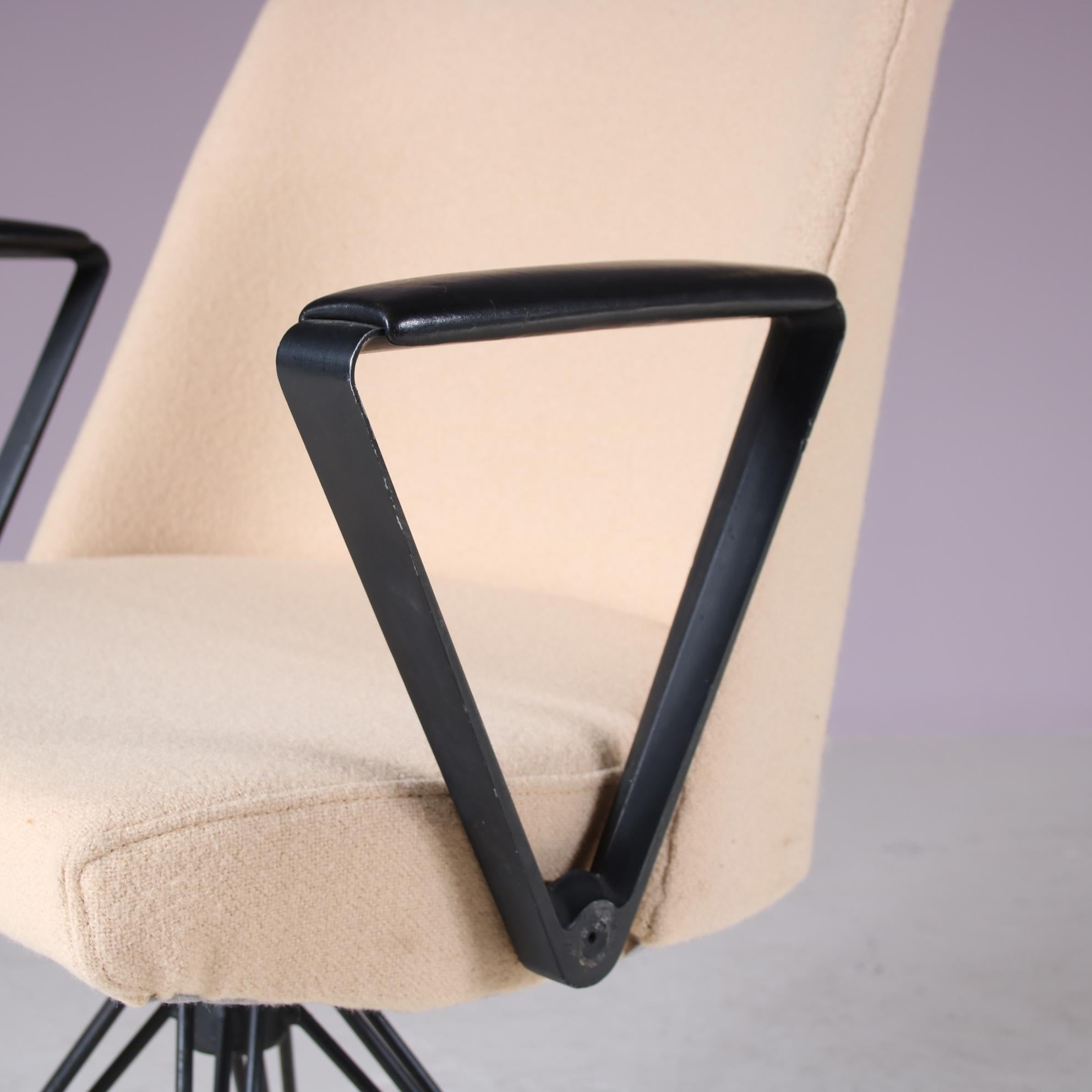 Metal “P99” Chair by Osvaldo Borsani for Tecno, Italy 1950 For Sale