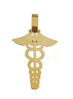 PA Caduceus Charm 14k Yellow Gold