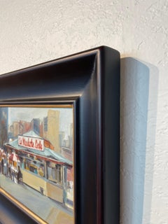 "Market Cafe" Oil Painting