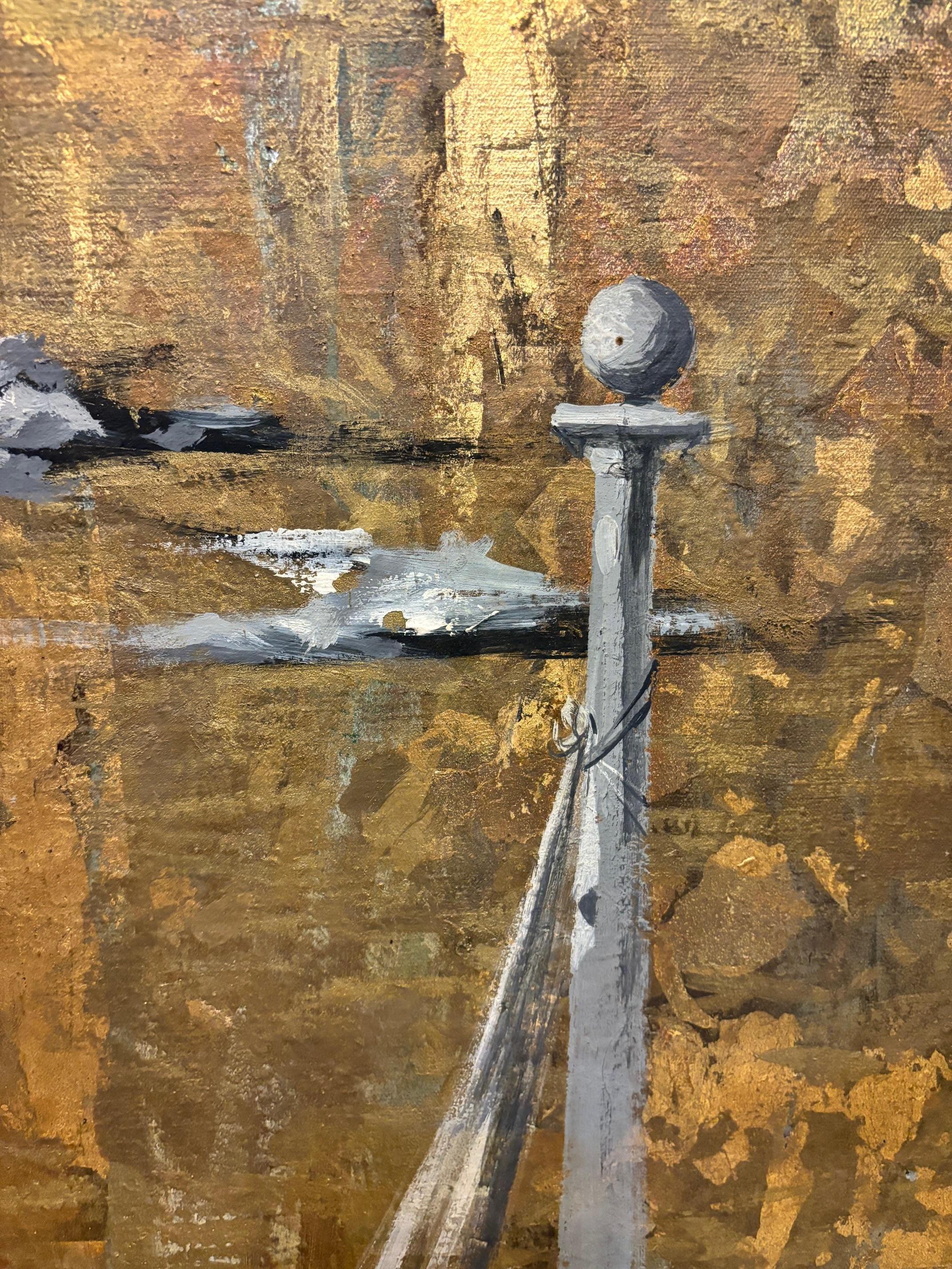 Mid-20th Century Pierre Adrien Ekman (1904_1993), painting on wood panel, circa 1960, France. For Sale