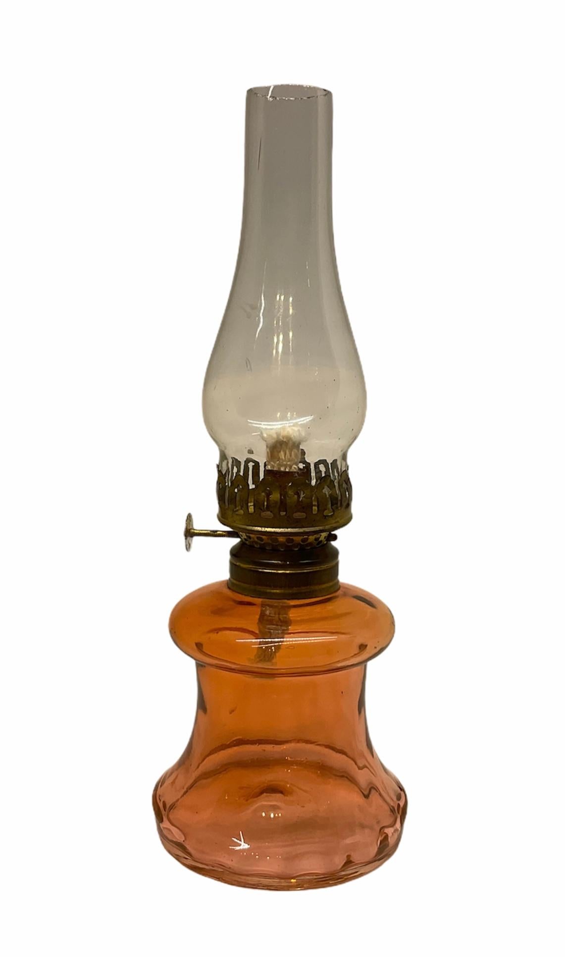miniature hurricane lamp