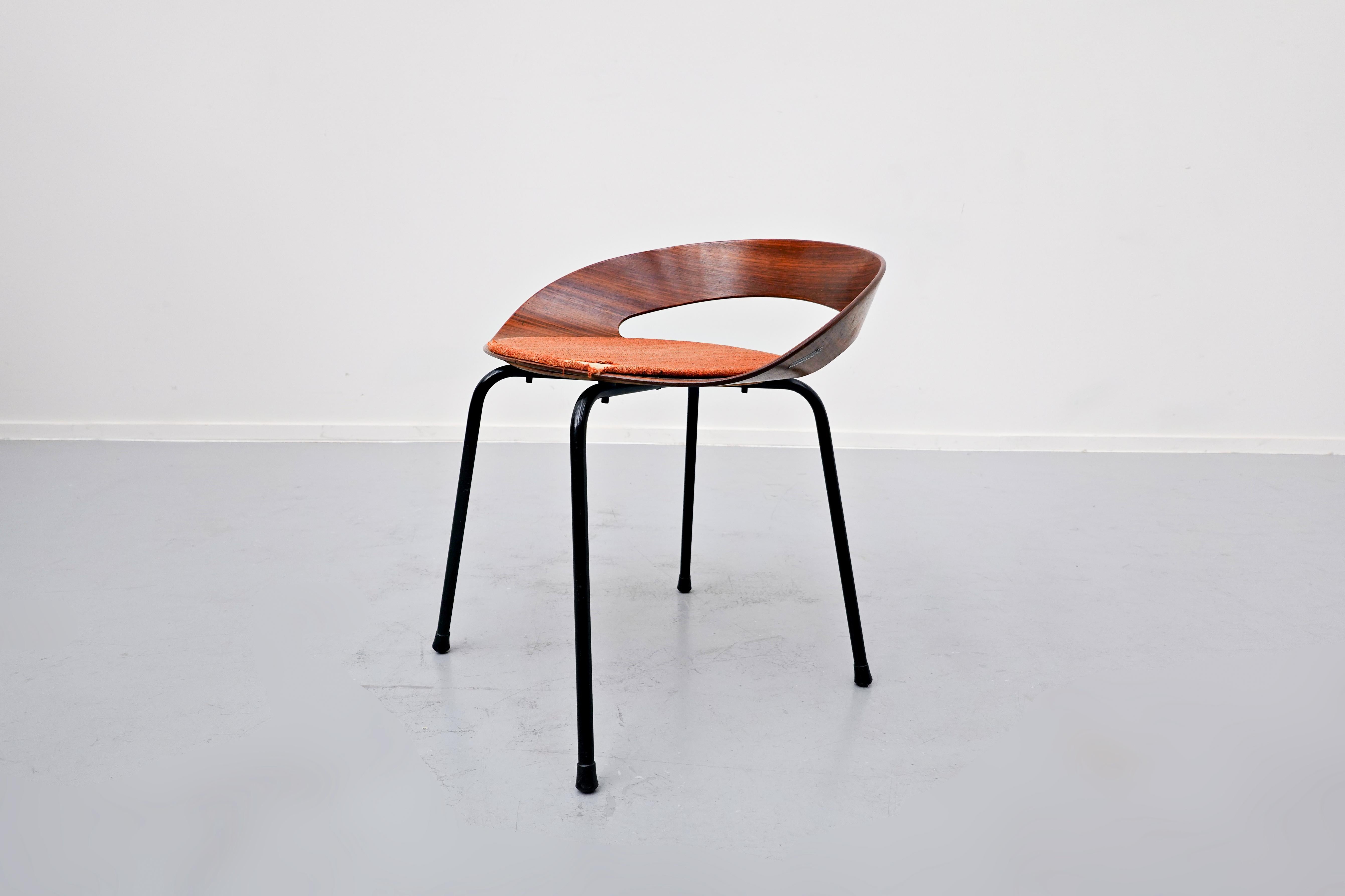 PA1 Chair by Luciano Nustrini, Mid-Century Modern, 1957 In Fair Condition In Brussels, BE