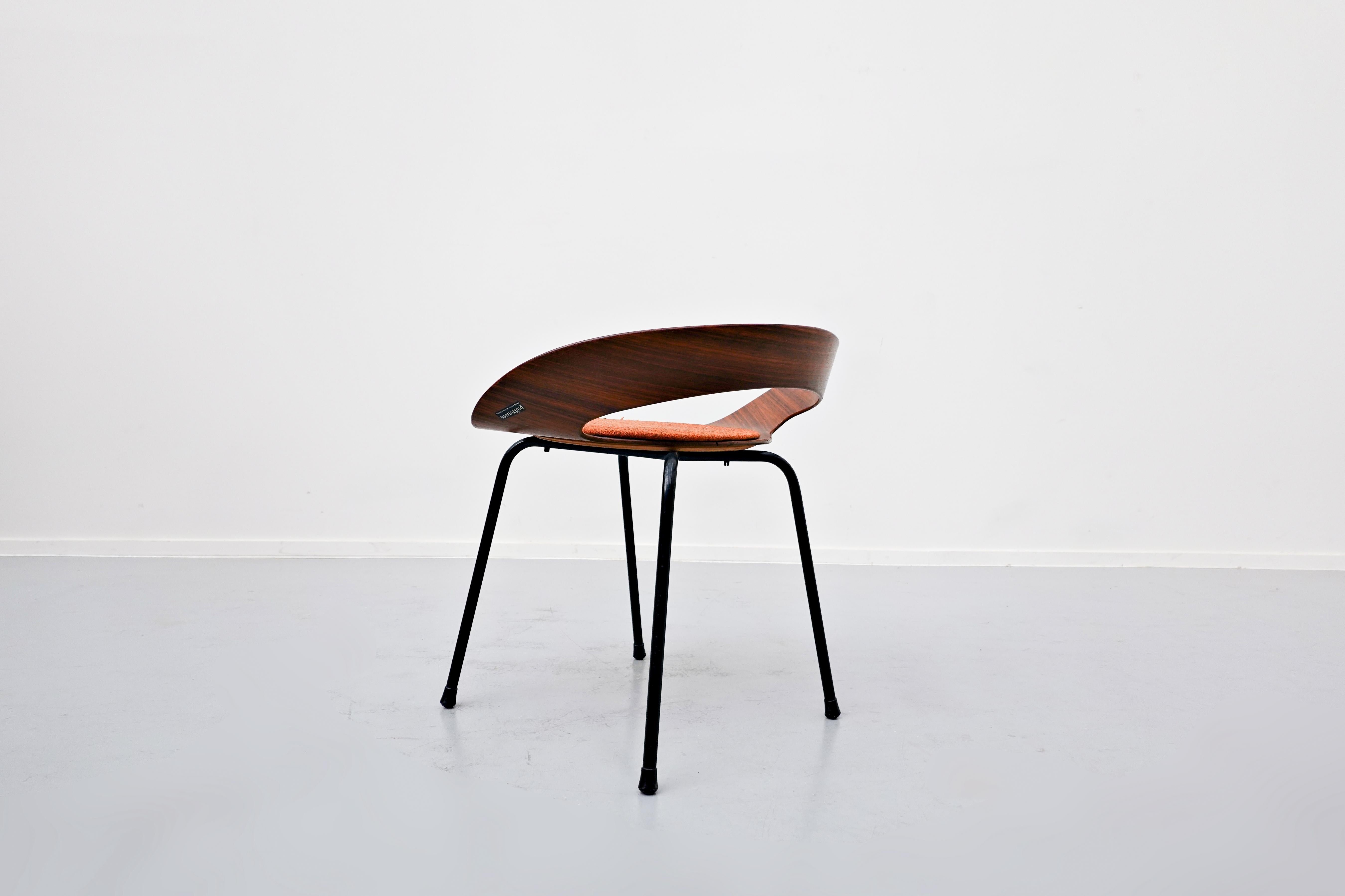 Wood PA1 Chair by Luciano Nustrini, Mid-Century Modern, 1957