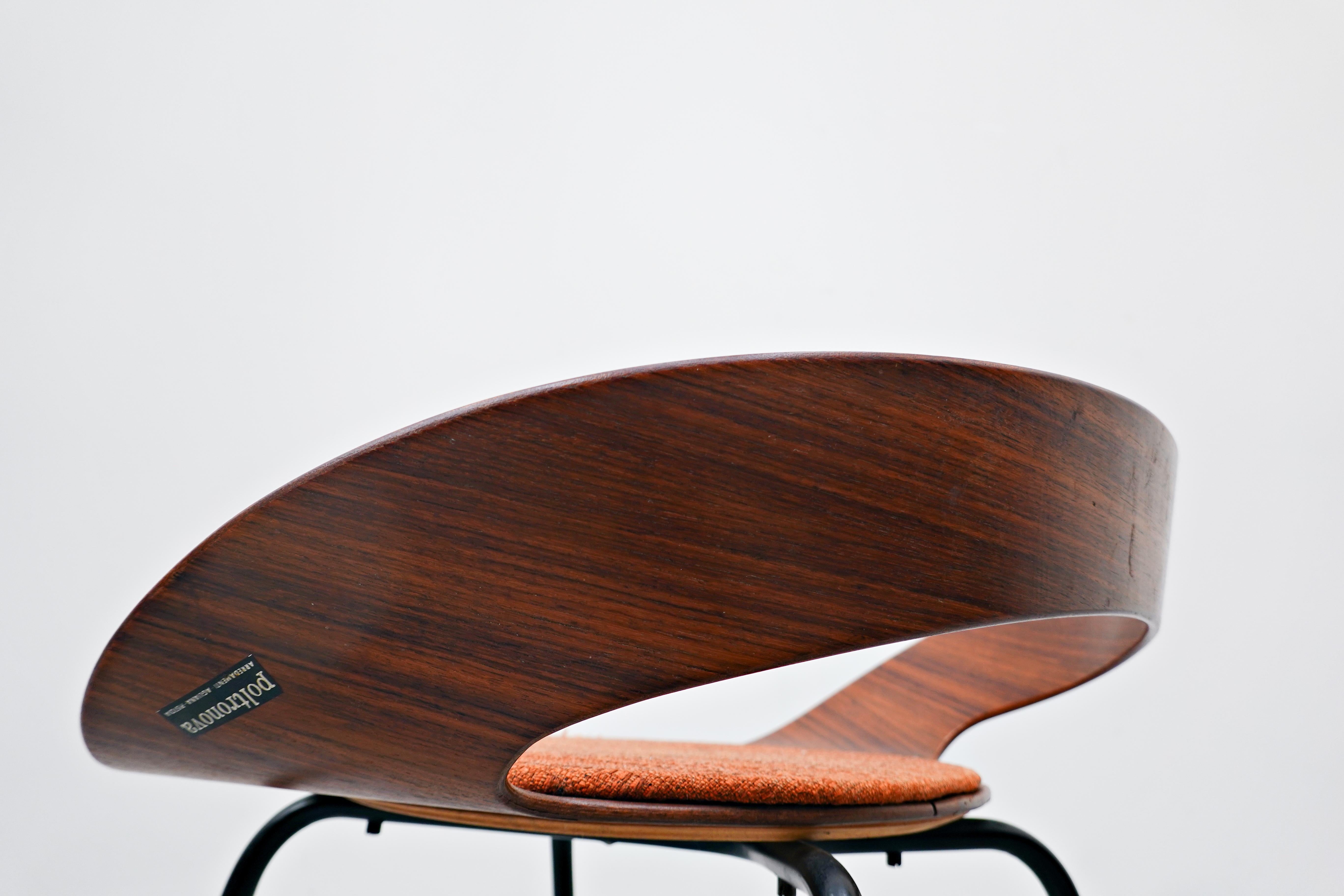 PA1 Chair by Luciano Nustrini, Mid-Century Modern, 1957 1