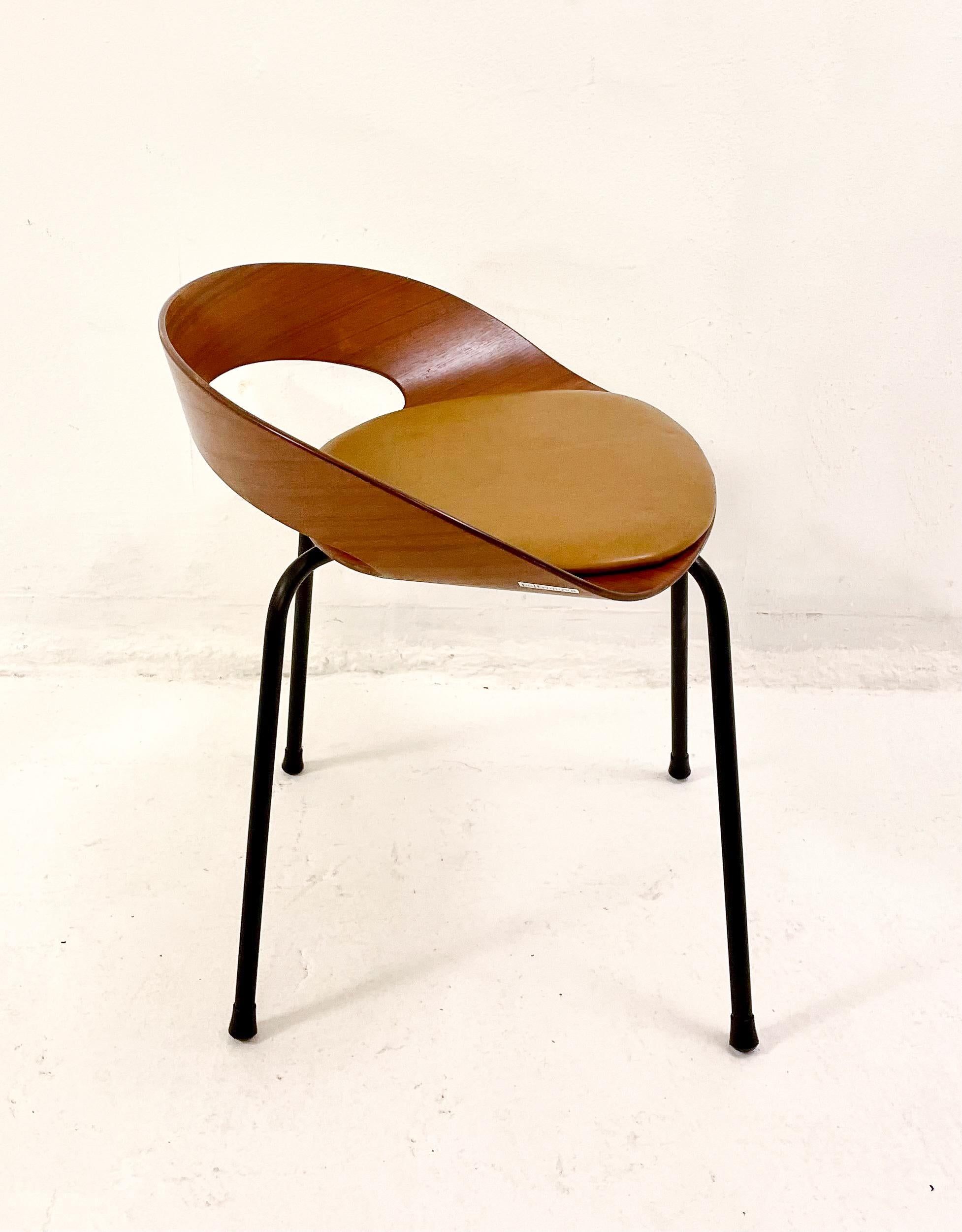 PA1 Chair by Luciano Nustrini for Poltronova, 1957, Italy, Two Available In Good Condition In Brussels, BE