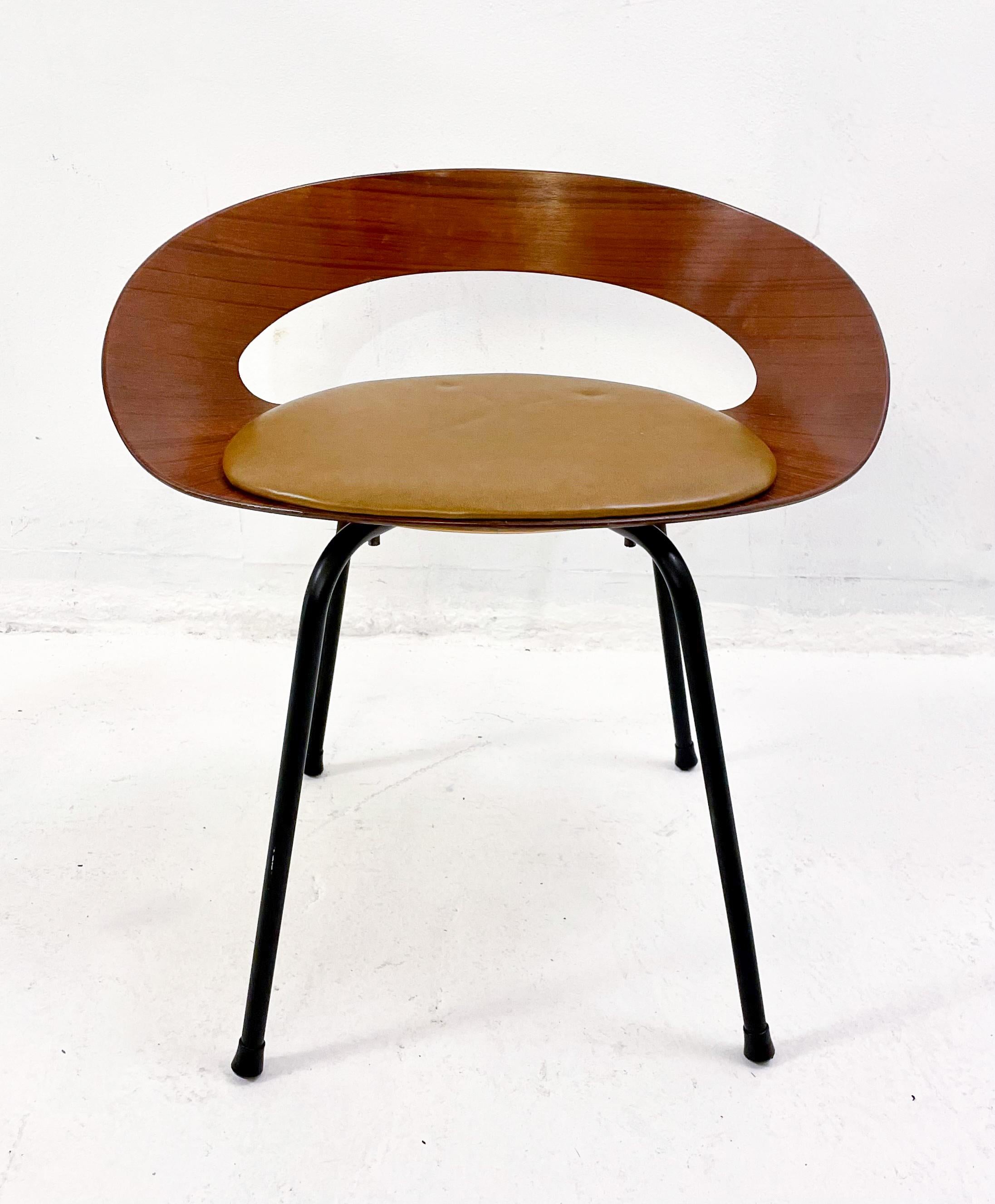 Mid-20th Century PA1 Chair by Luciano Nustrini for Poltronova, 1957, Italy, Two Available