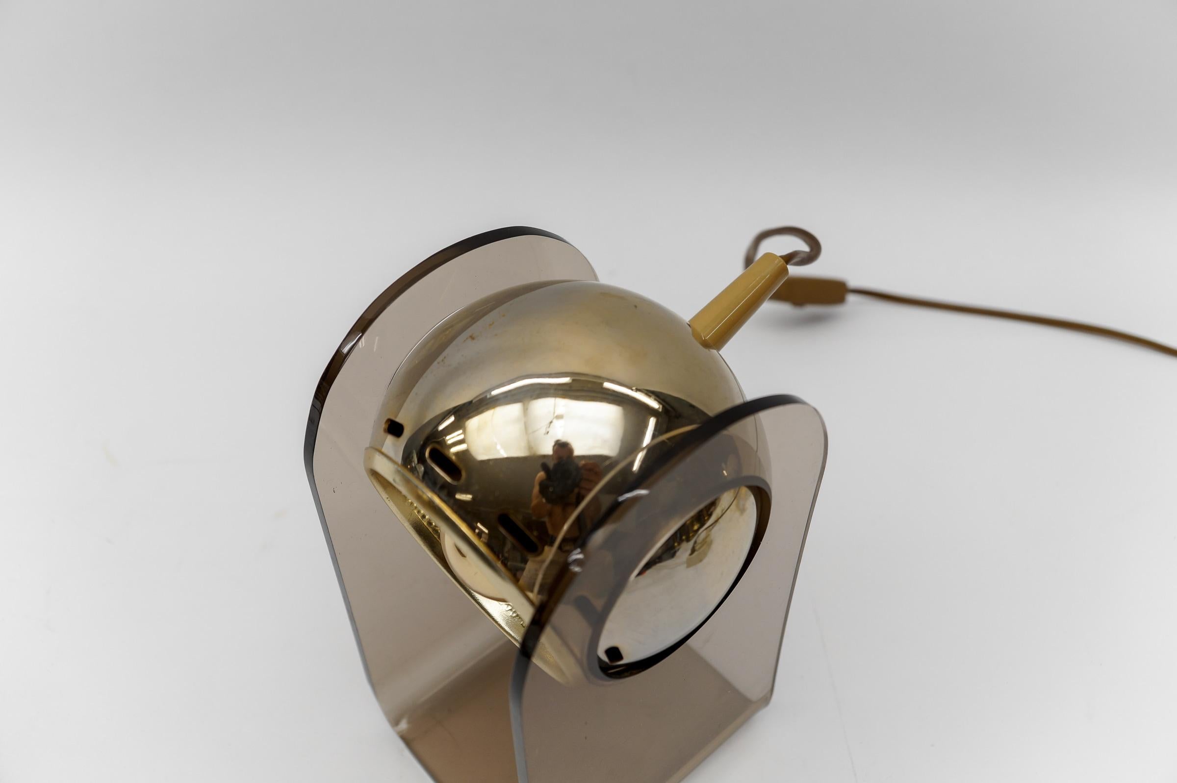 Métal Lampes de table modernes du milieu du siècle dans le style de Gino Sarfatti, années 1960 en vente