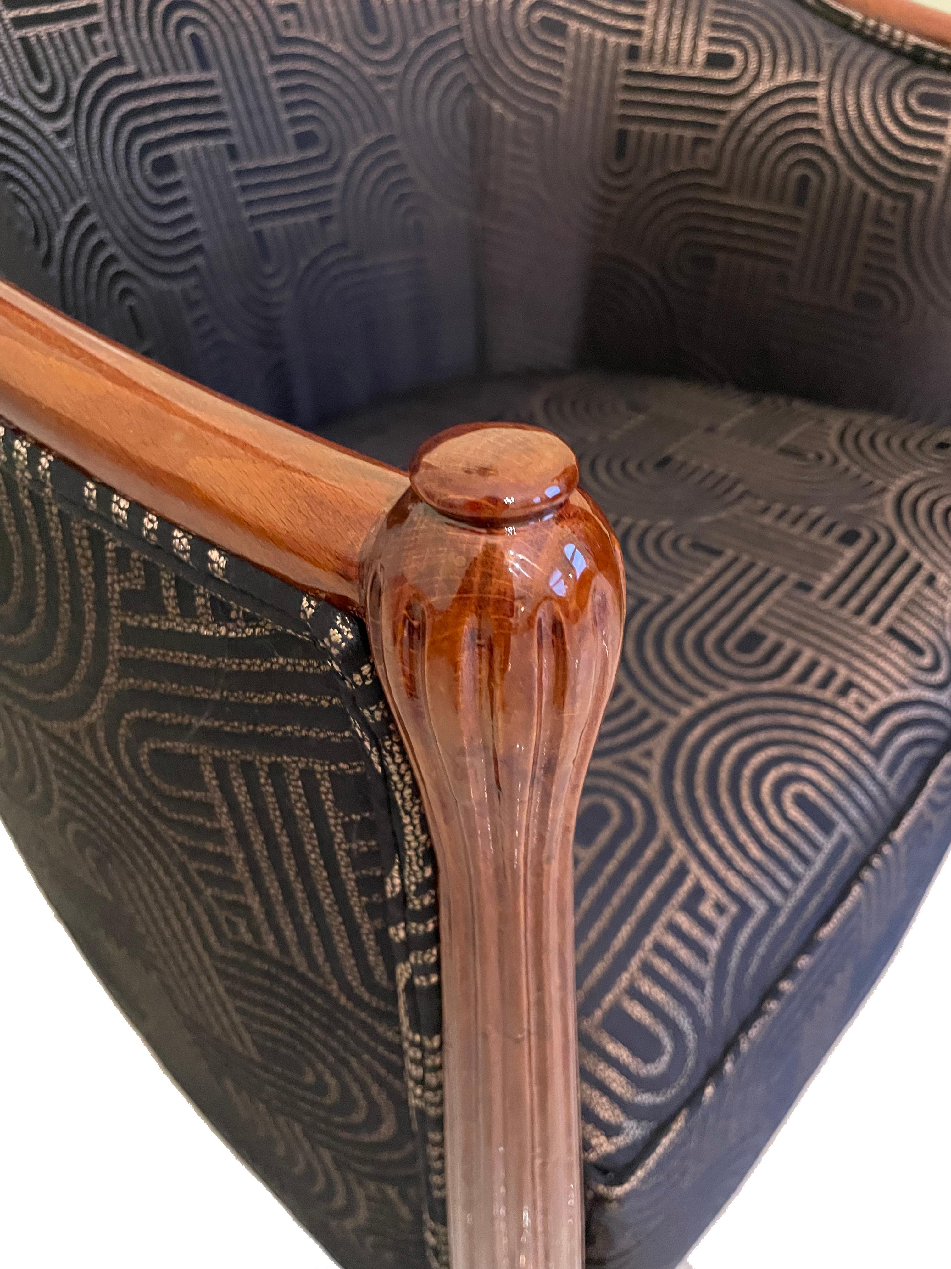 Paar Sessel Art Déco um 1925 in vendita 2