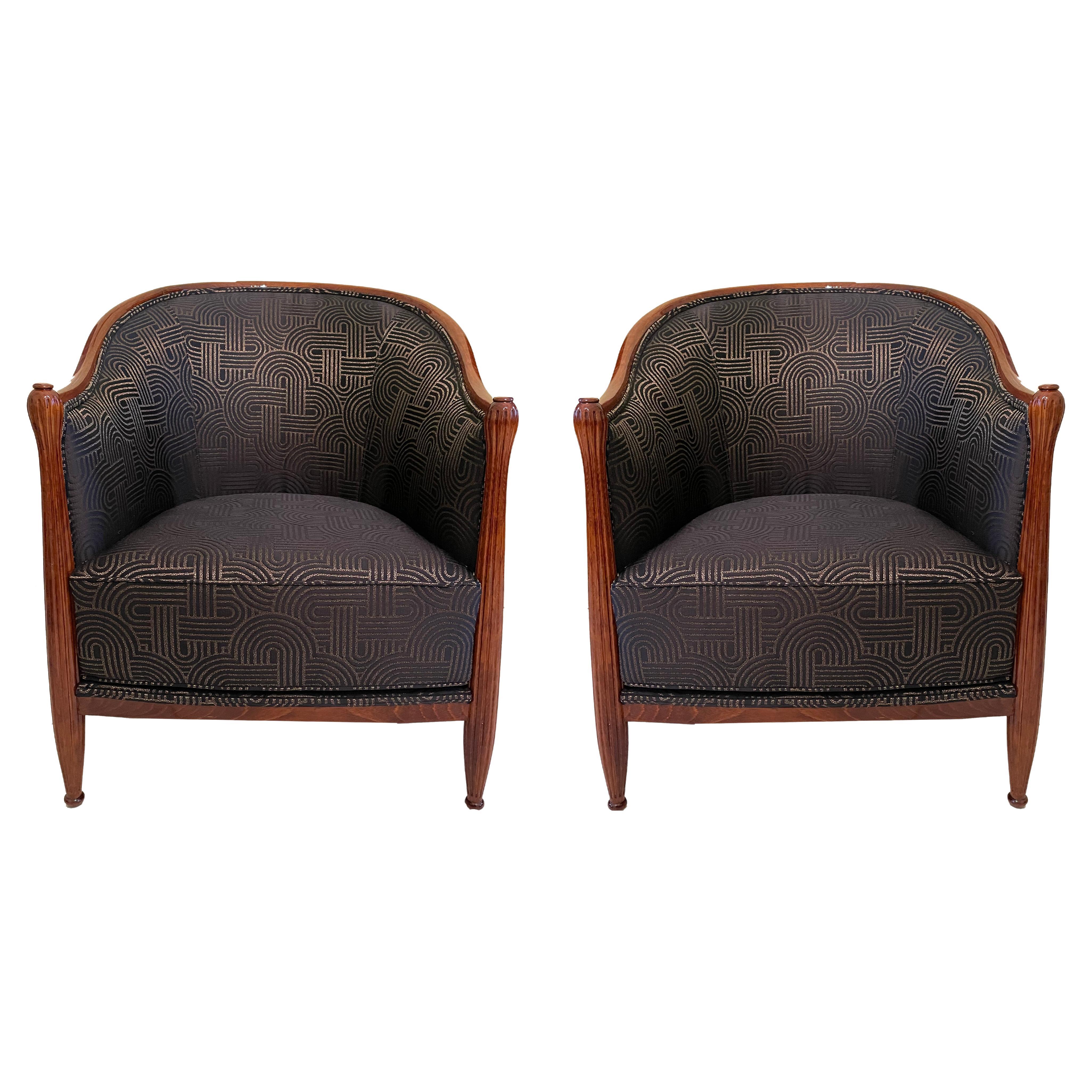 Paar Sessel Art Déco um 1925