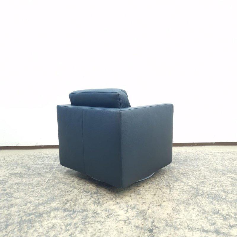 Paar Walter Knoll “Nelson” Armlehnstühle – Blau, Sehr Guter Zustand en venta 4